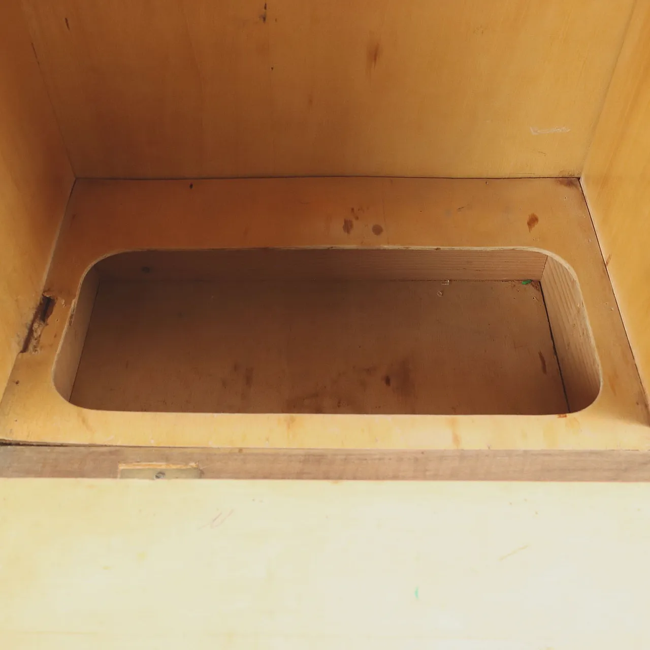 Drop-leaf cabinet in wood, 1940s 8