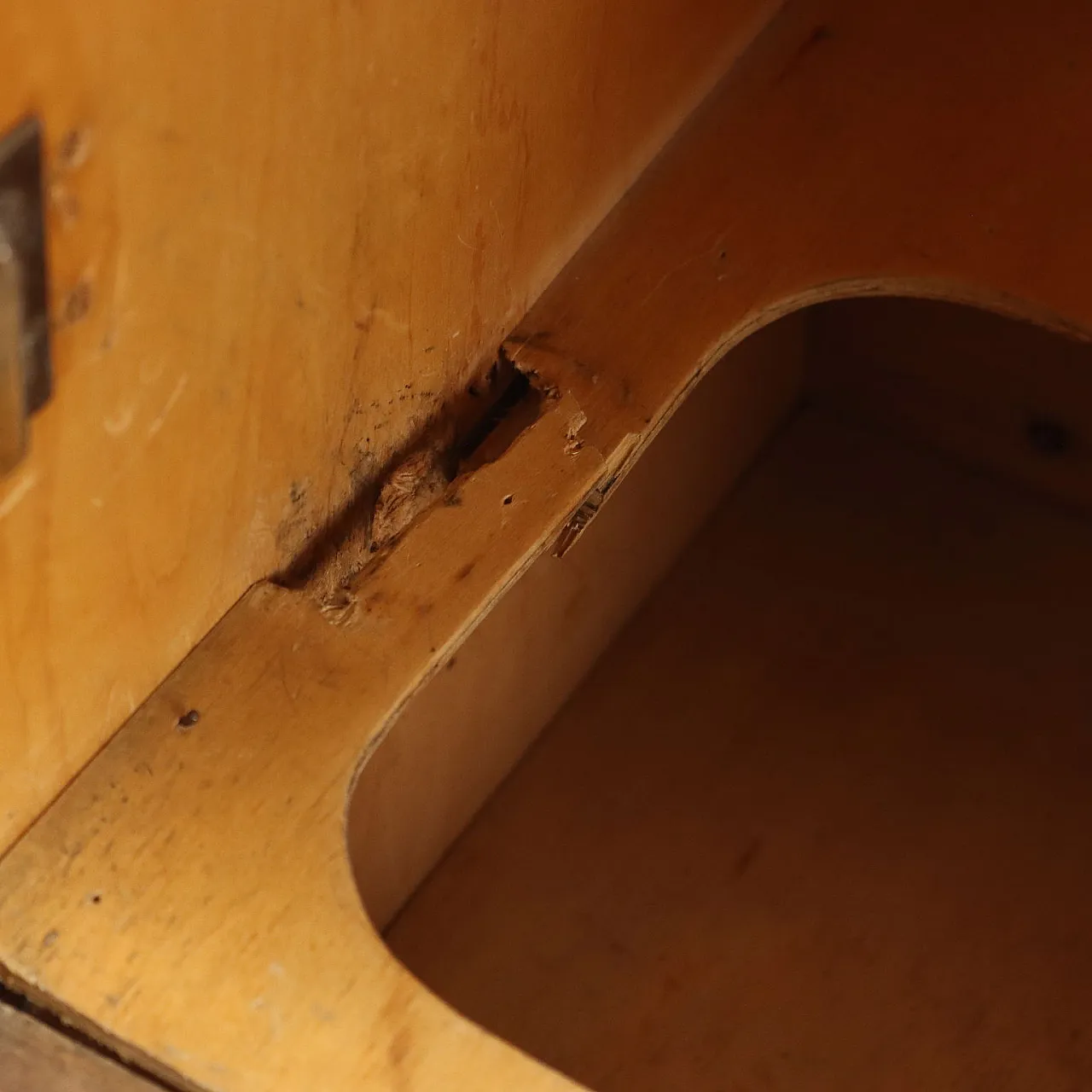 Drop-leaf cabinet in wood, 1940s 9