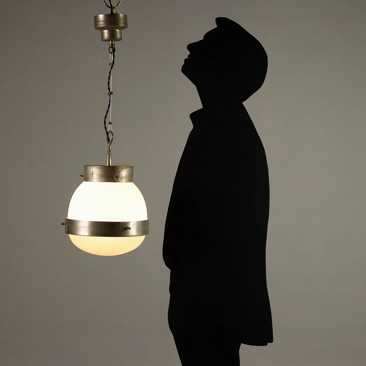 Lampadario Delta di Sergio Mazza per Artemide, anni '60 2