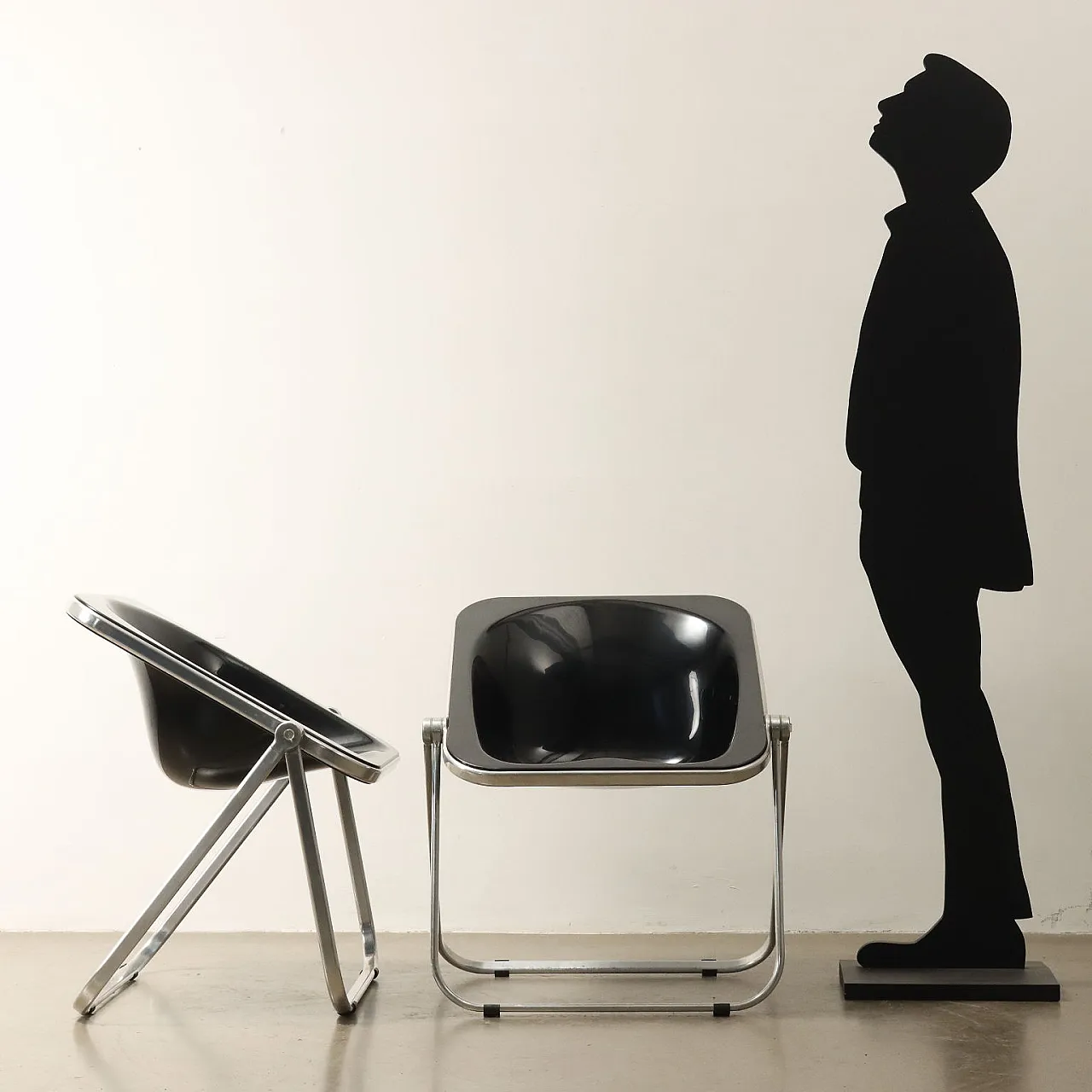 4 Sedie Plona di Giancarlo Piretti per Castelli, anni '70 3