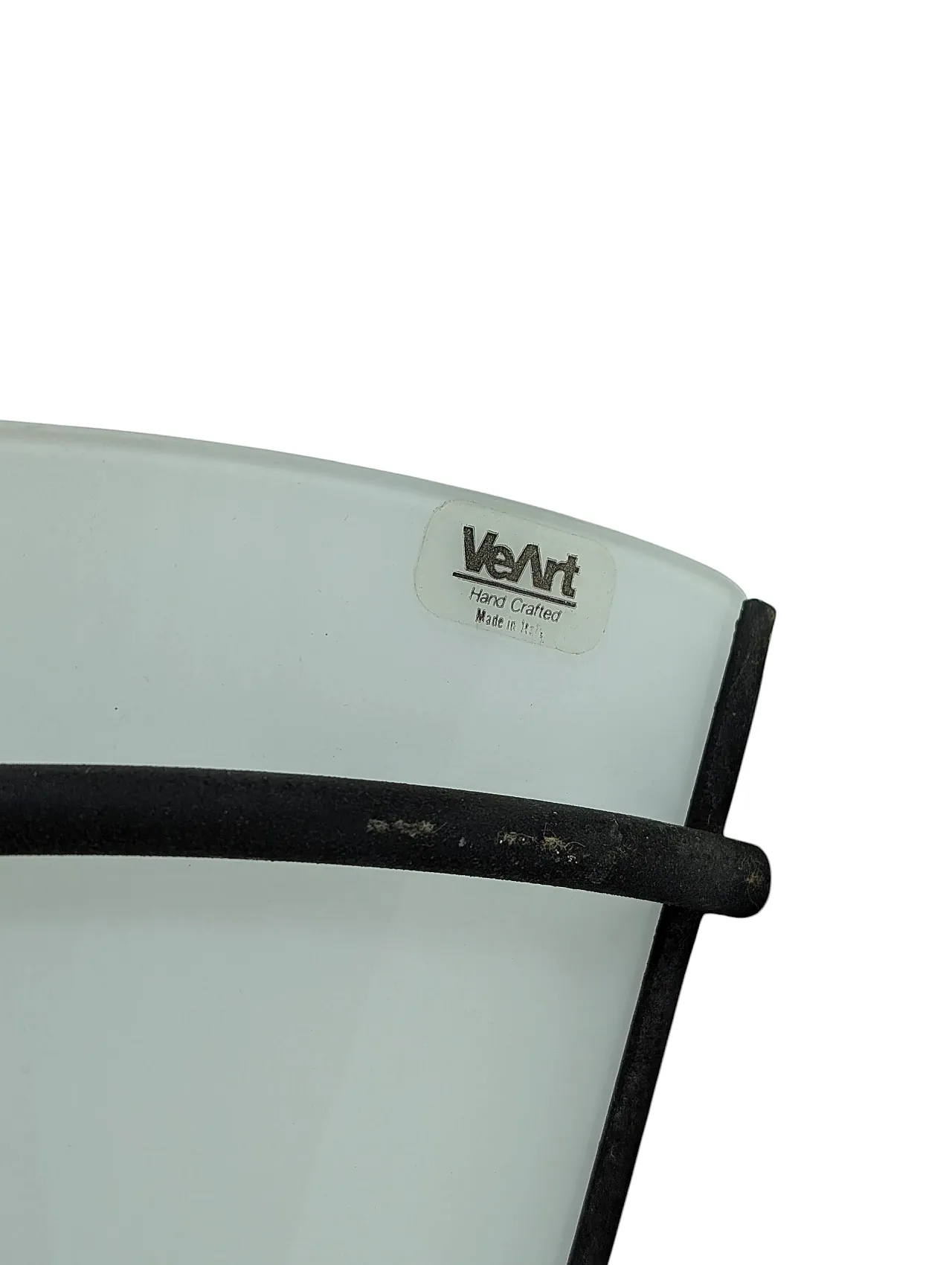 Coppia di Vart in Murano Glass Applique, anni '80 4