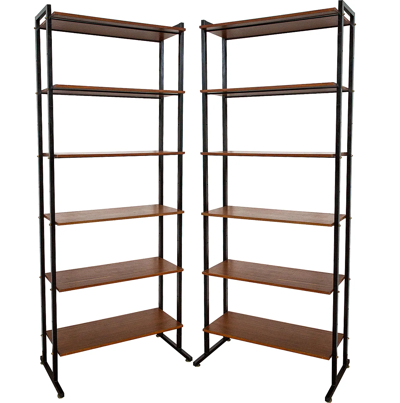 Pair of modular bookcases, 1960s 17