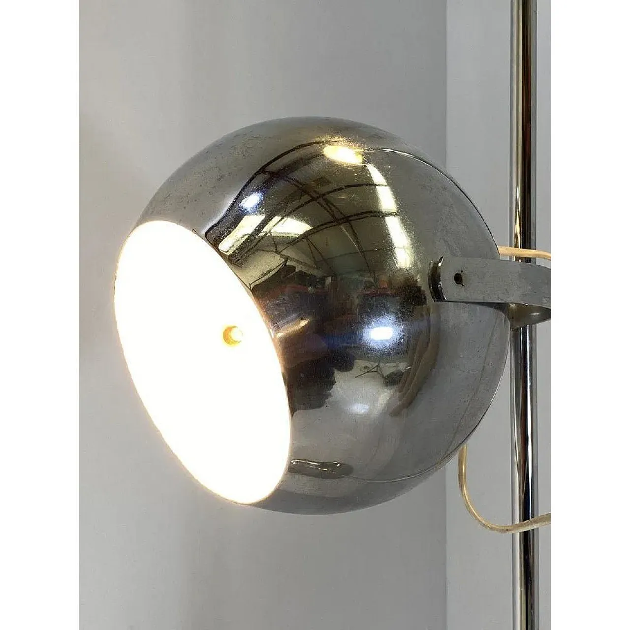 Eyeball steel floor lamp by Goffredo Reggiani, 1960s 5
