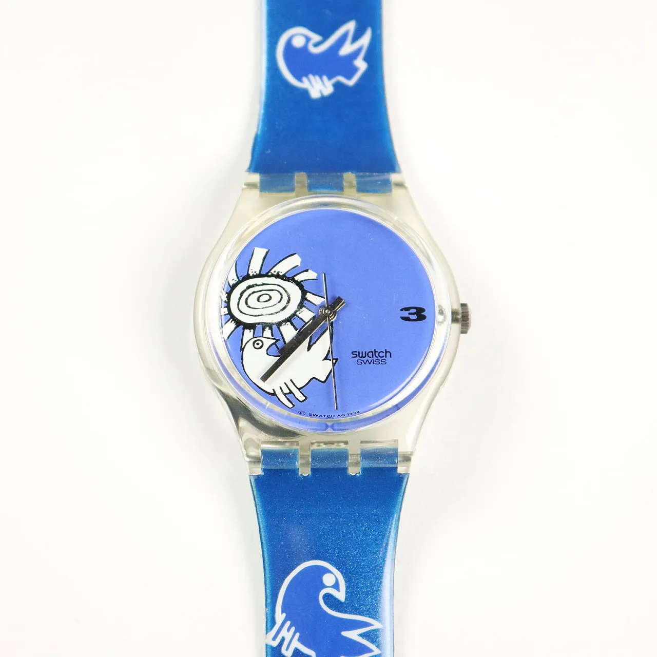 3 Swatch watches colours theme, French edition, 1990s 7