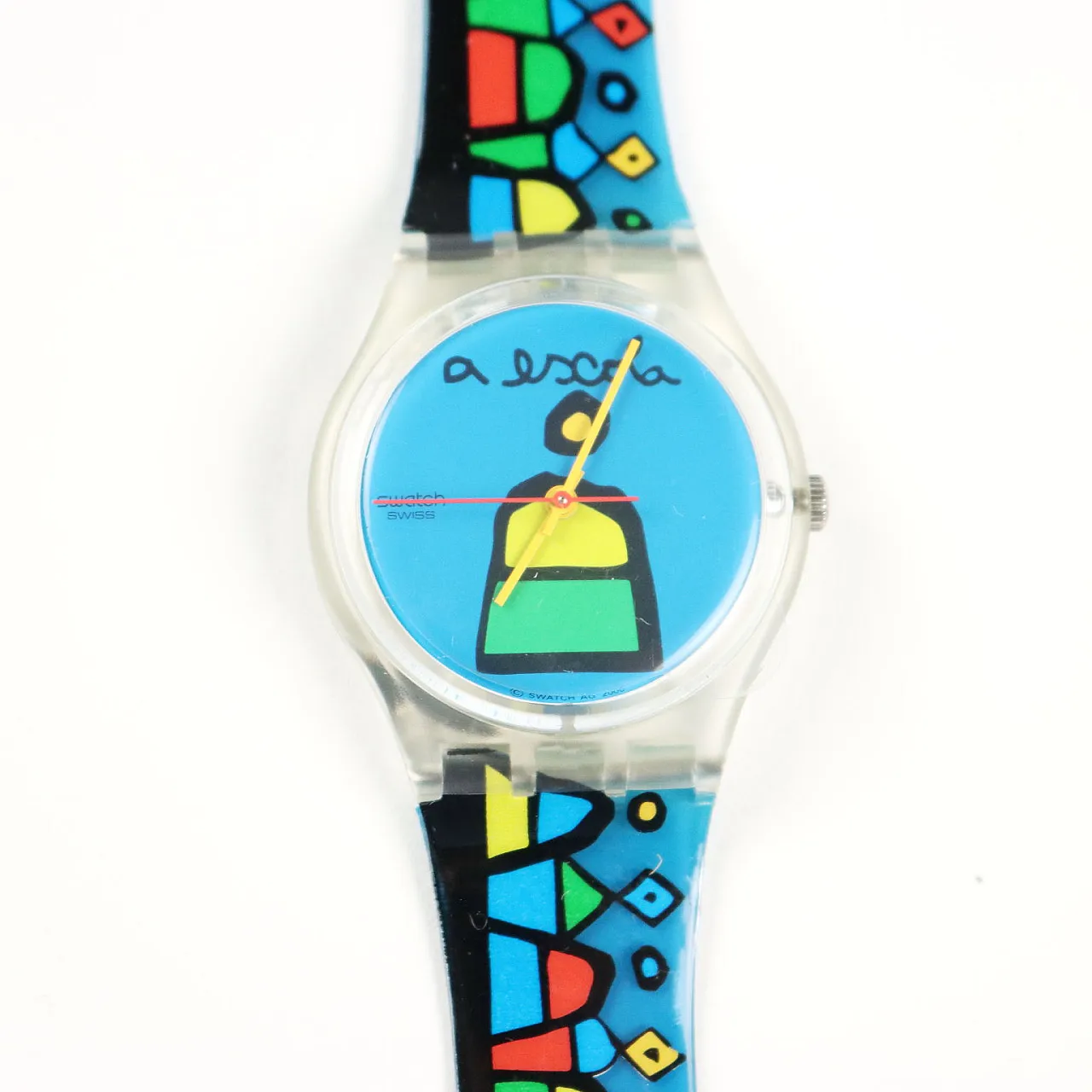 3 Swatch watches colours theme, French edition, 1990s 8
