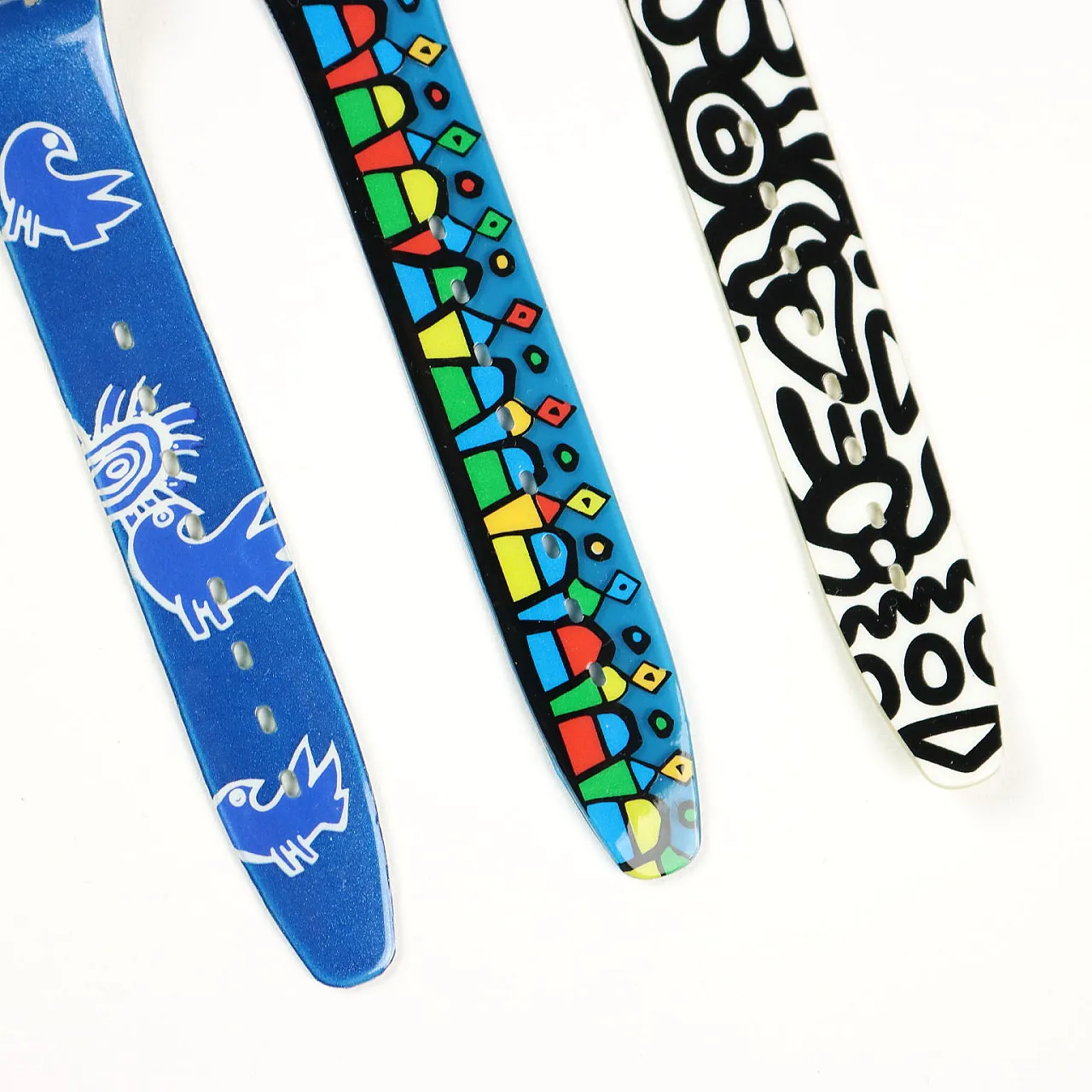 3 Swatch watches colours theme, French edition, 1990s 10
