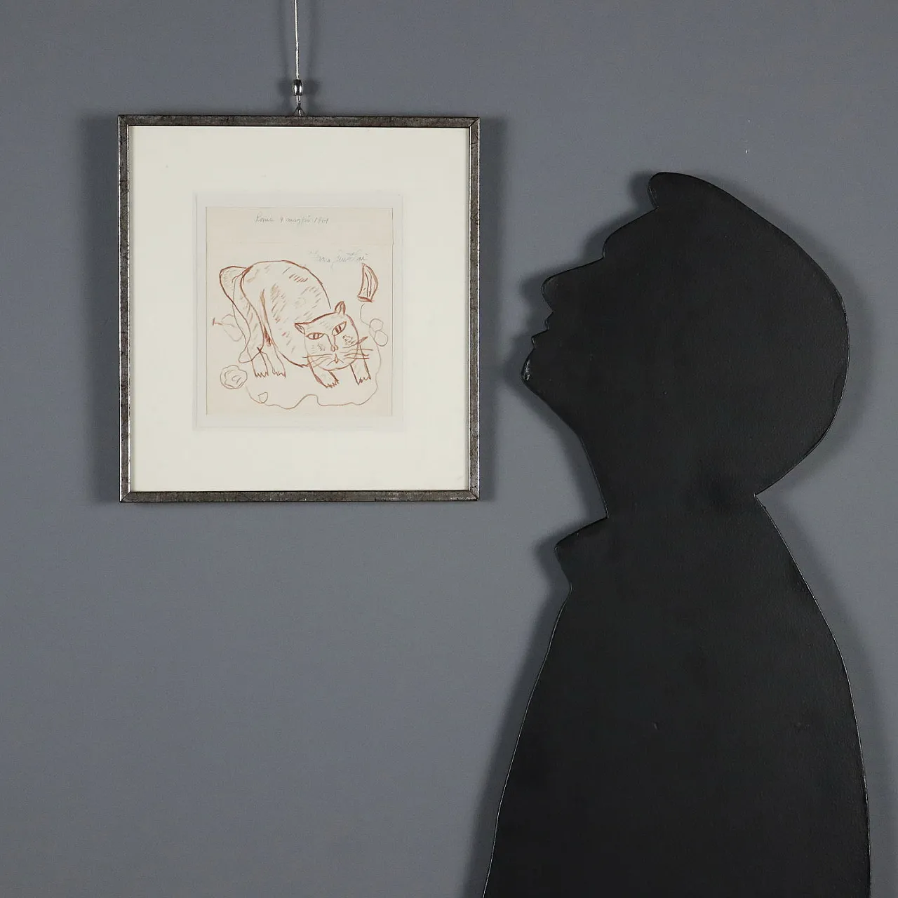 Drawing by Franco Gentilini, pencil on paper, 1960s 2