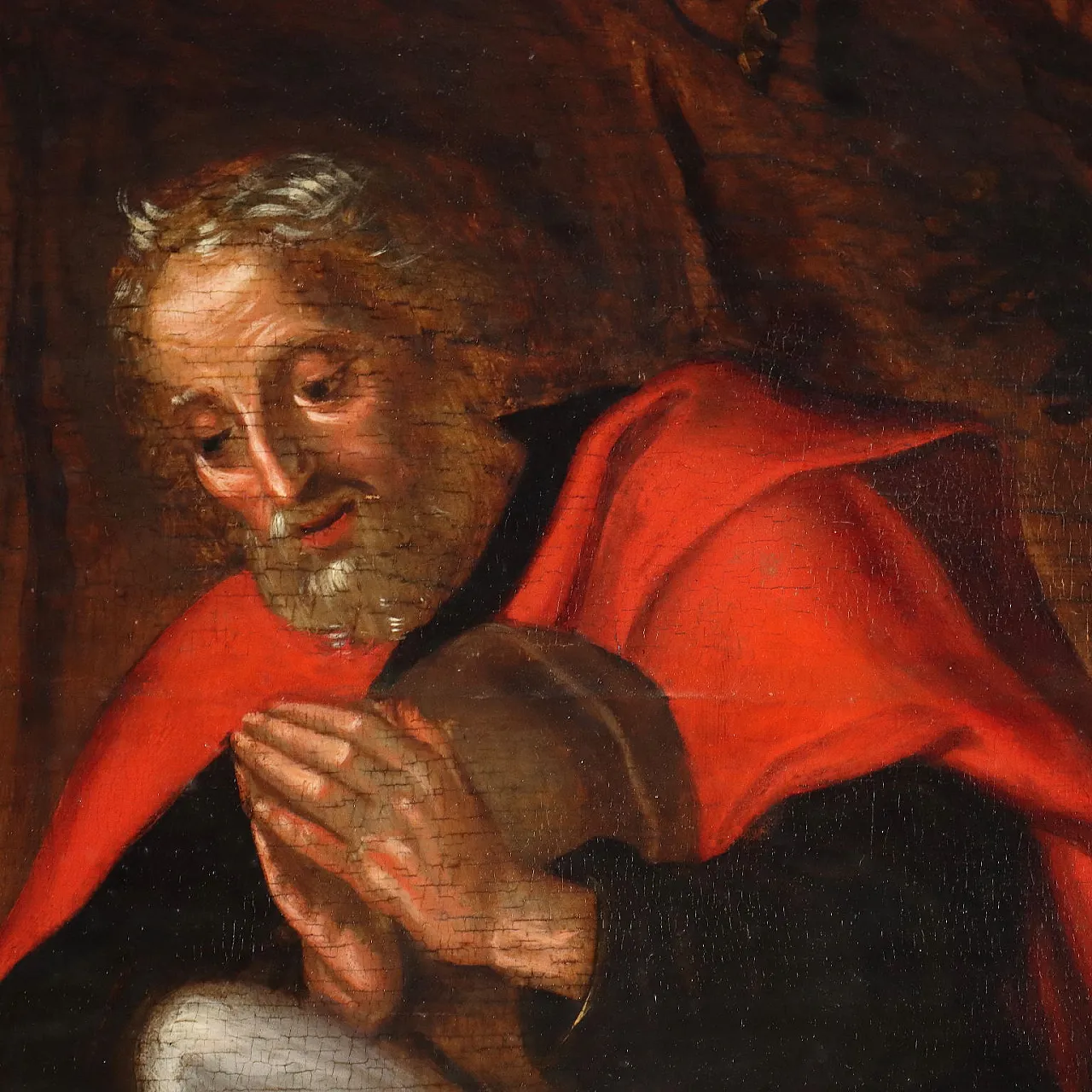 Natività di Gesù, olio su tavola di quercia, '700 6