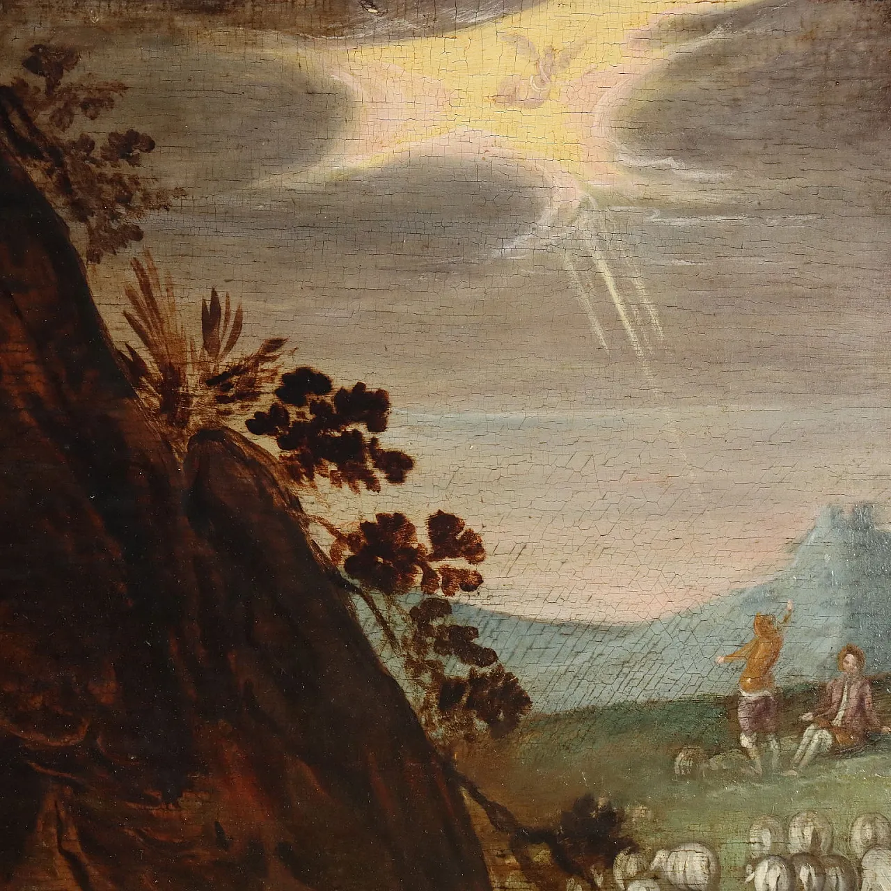 Natività di Gesù, olio su tavola di quercia, '700 8