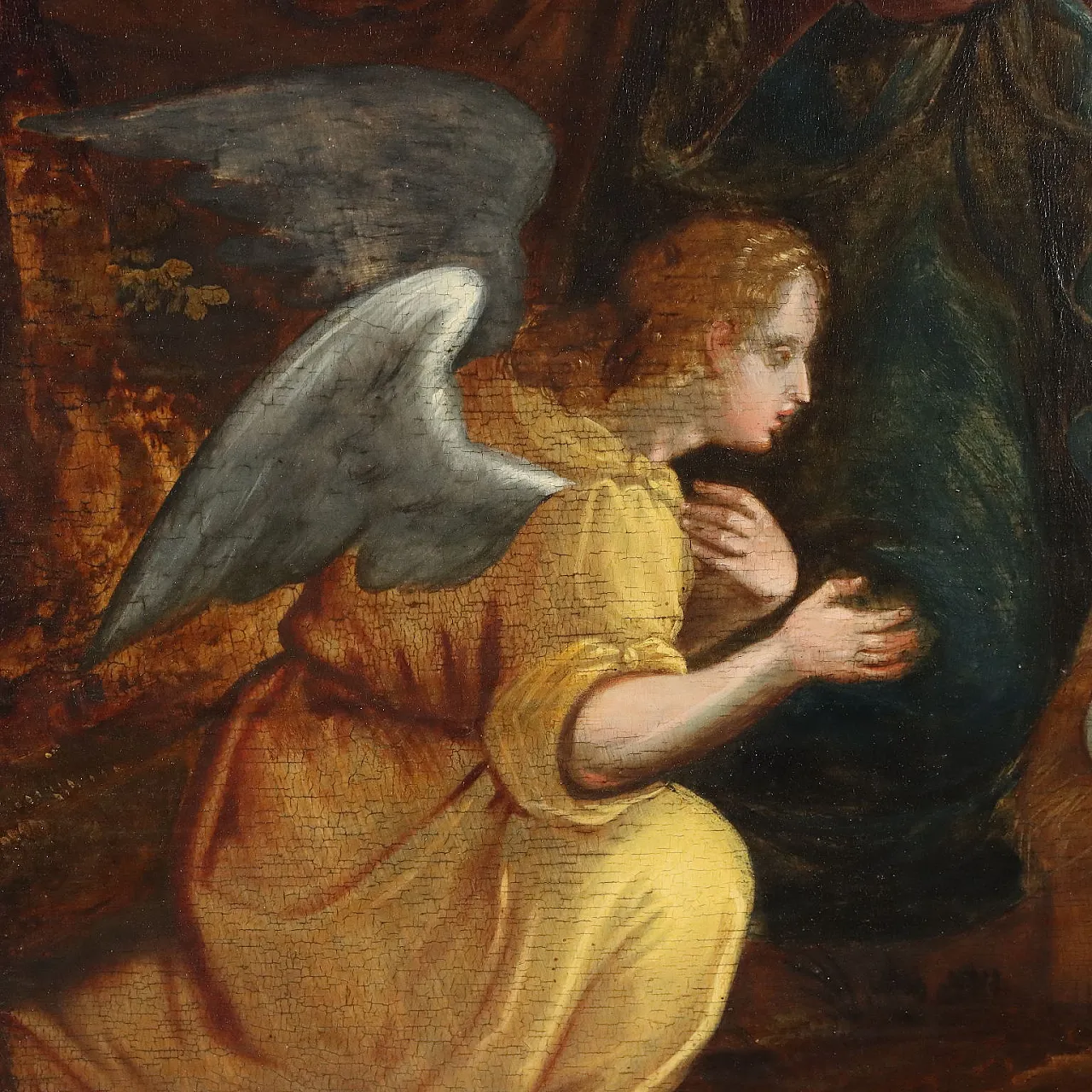 Natività di Gesù, olio su tavola di quercia, '700 9