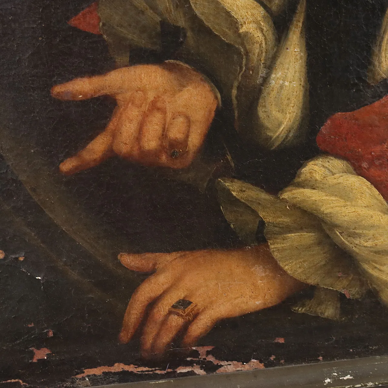 Ritratto di nobile, olio su tela, '600 5