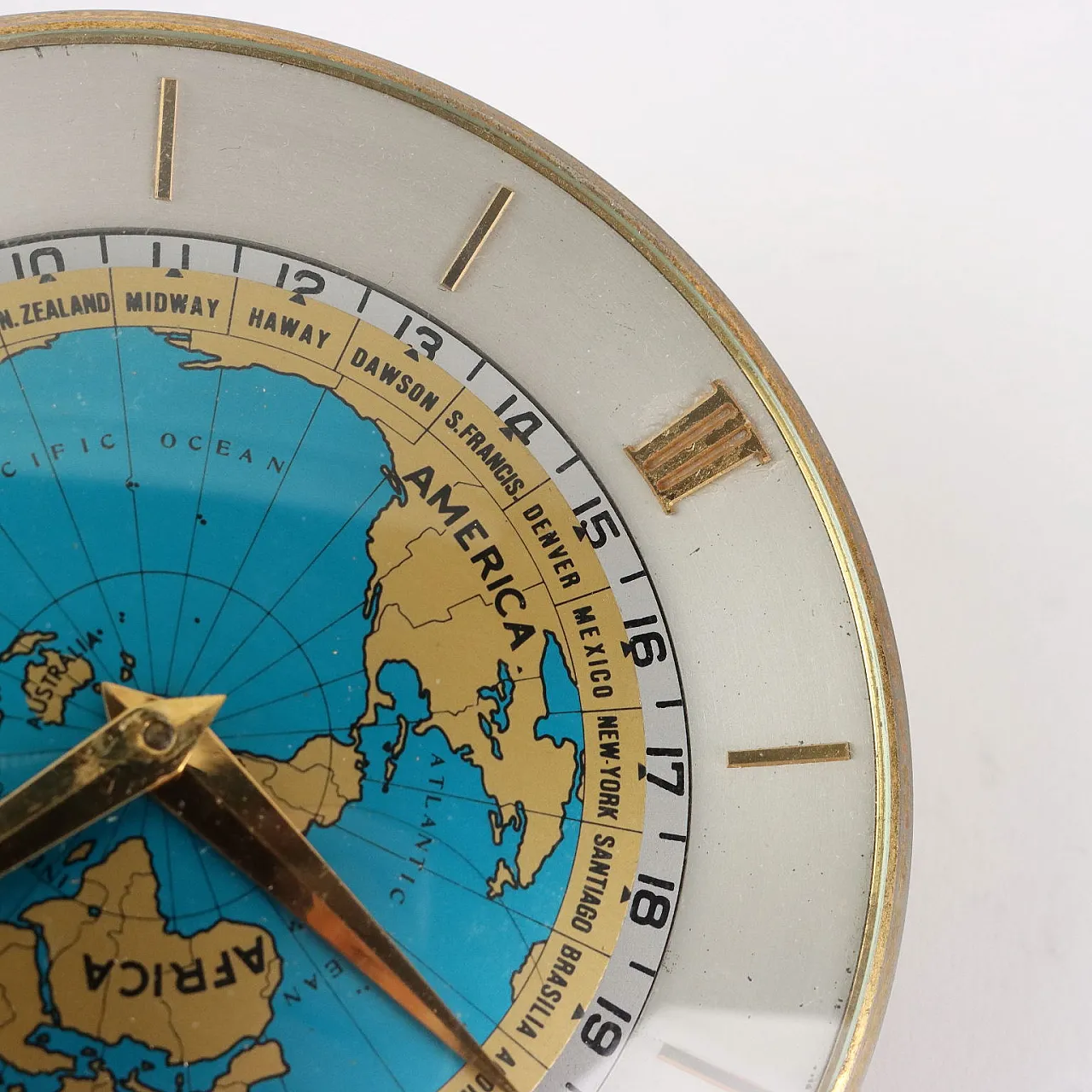 Imhof Swiss table clock, 1960s 4