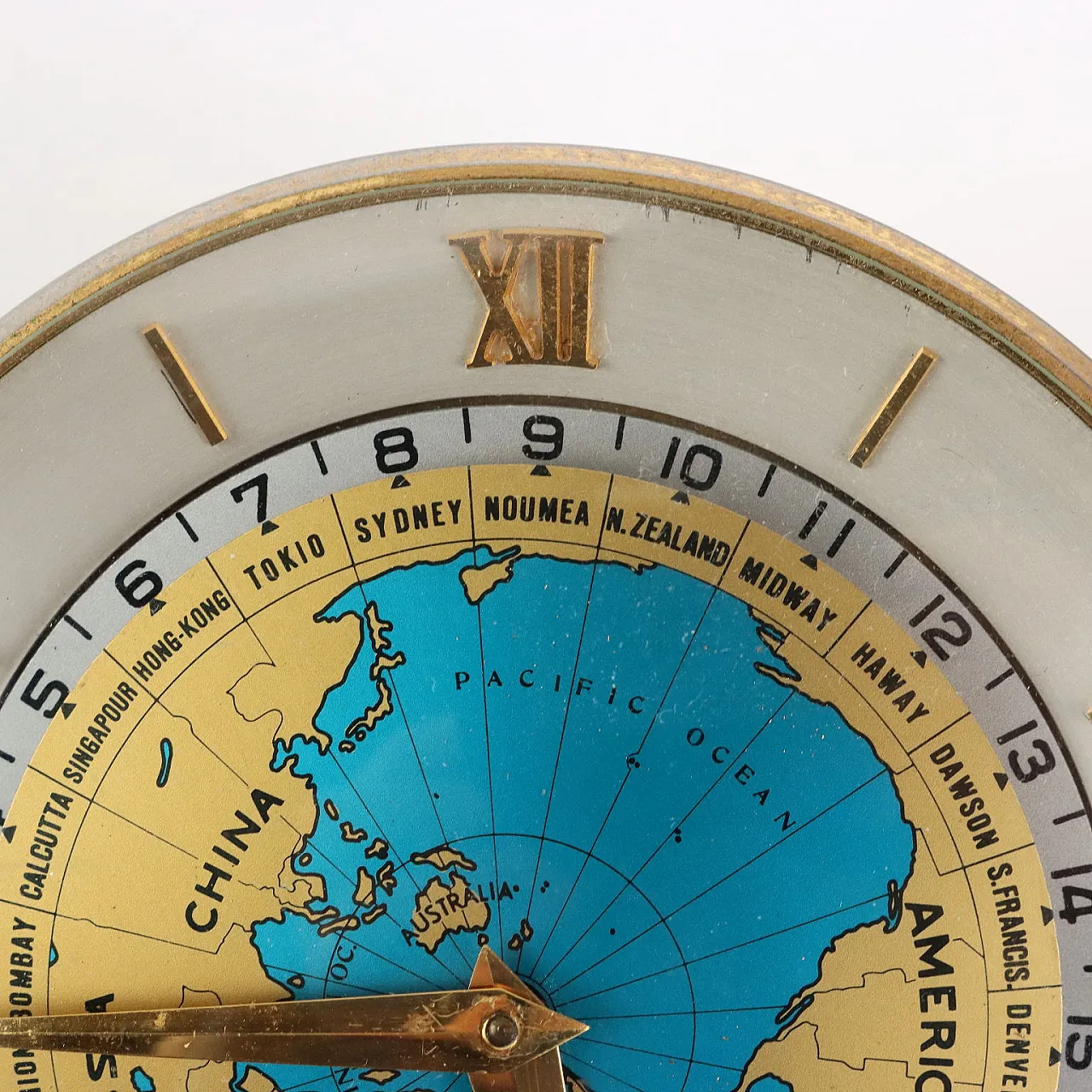 Imhof Swiss table clock, 1960s 6