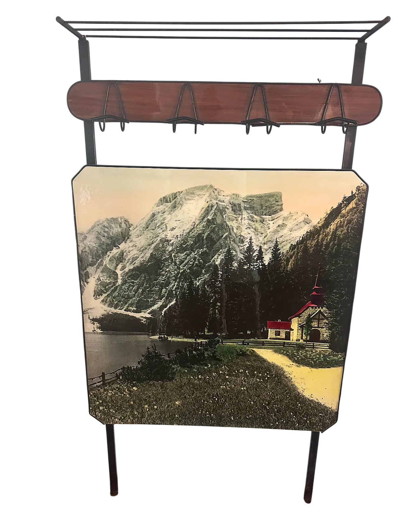 Appendiabiti con quadro, anni '60 6
