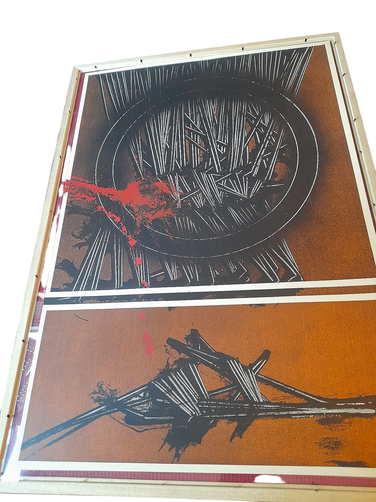 Untitled limited edition screen printing, Emilio Scanavino, 1975 16