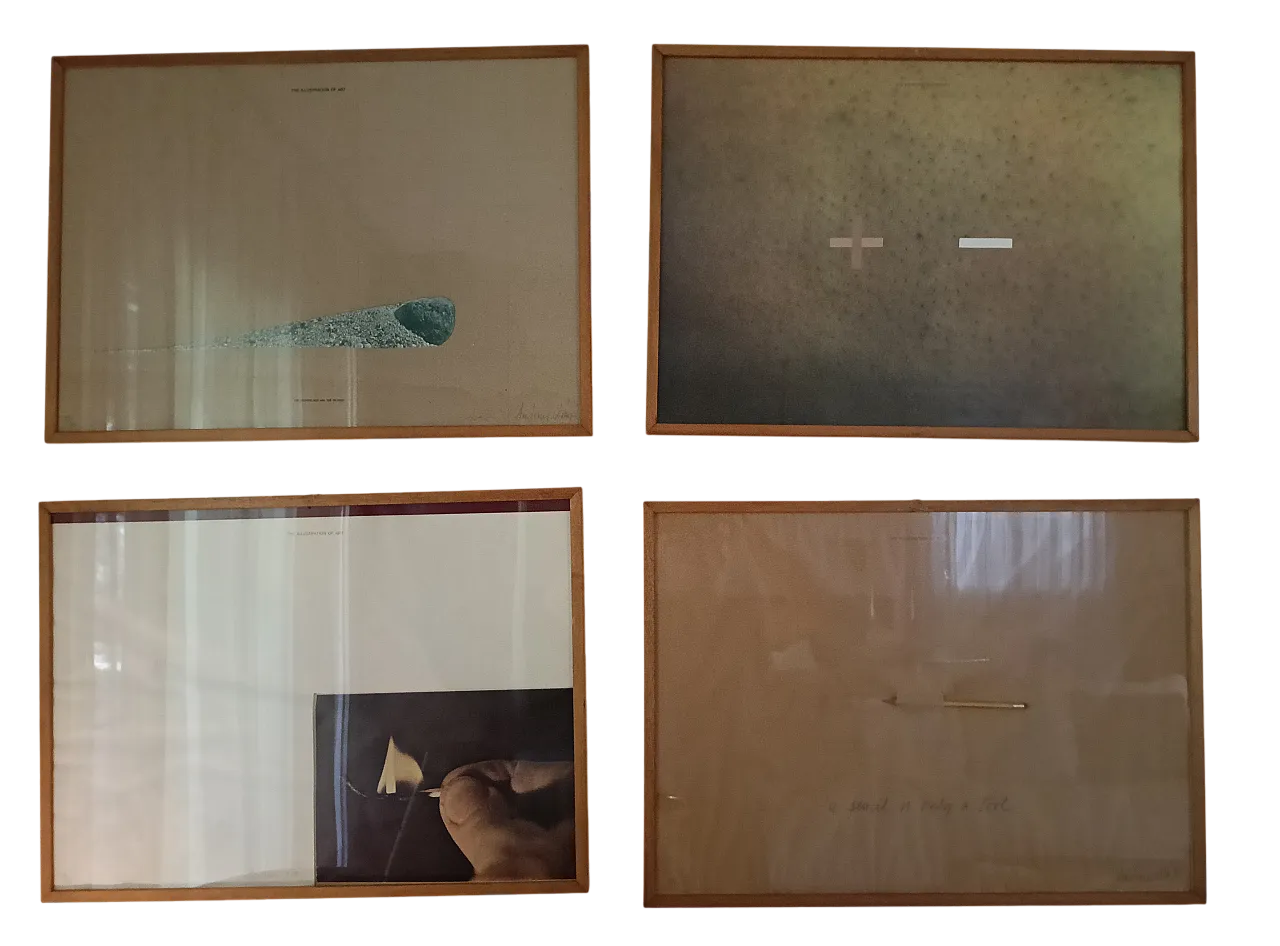 4 litografie Antonio Dias, Illustrazione d'arte, anni '70 25