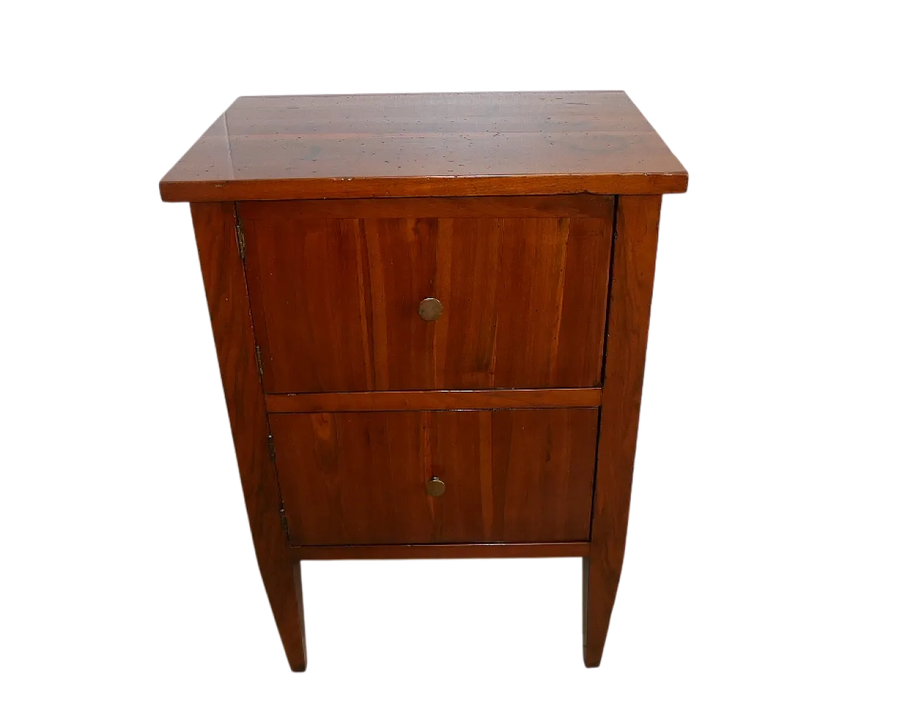 Bedside tablein walnut Louis XVI style, 19th century 14