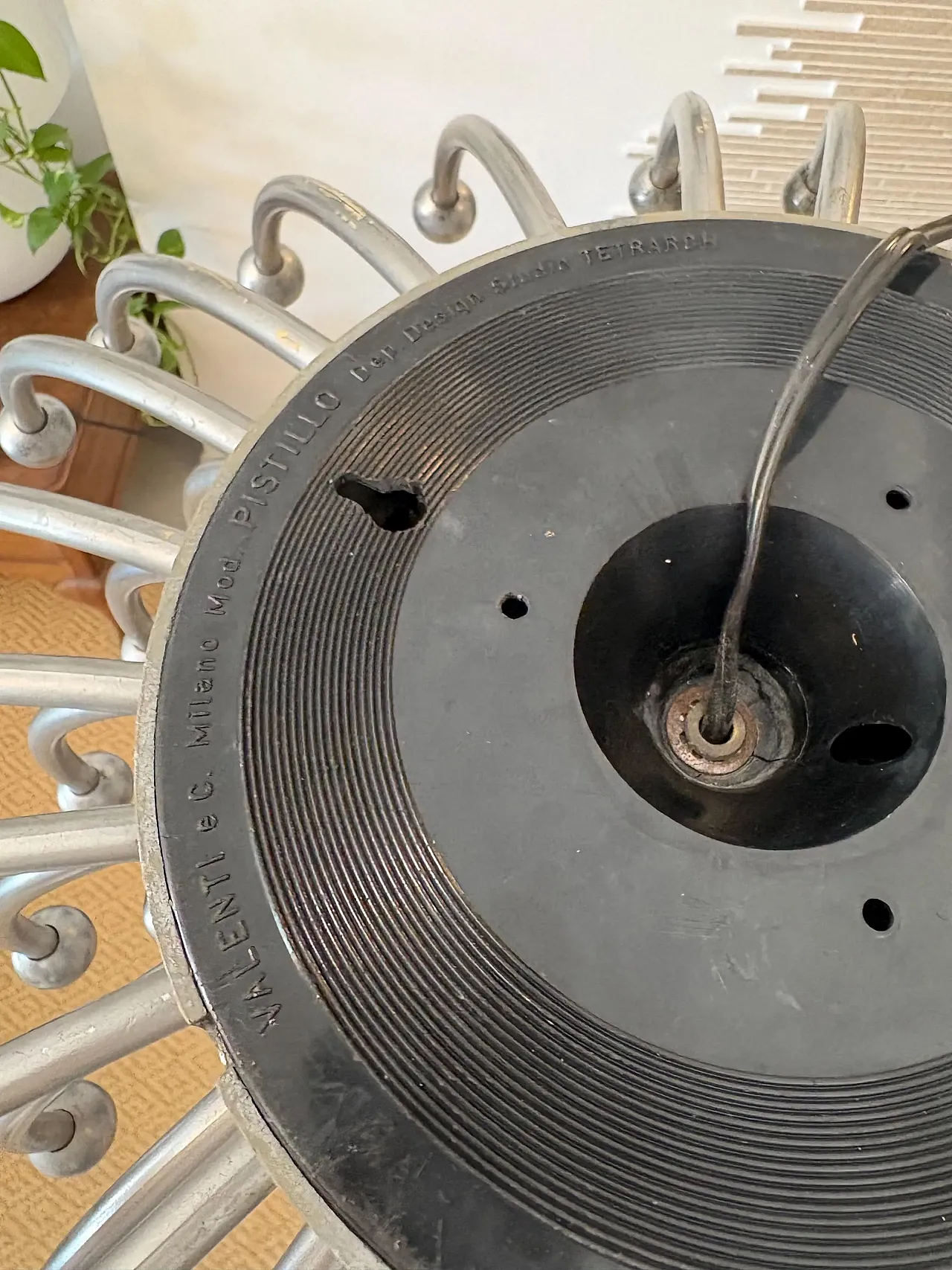 Lampadario Pistillo di Studio Tetrarch per Valenti, anni '60 1