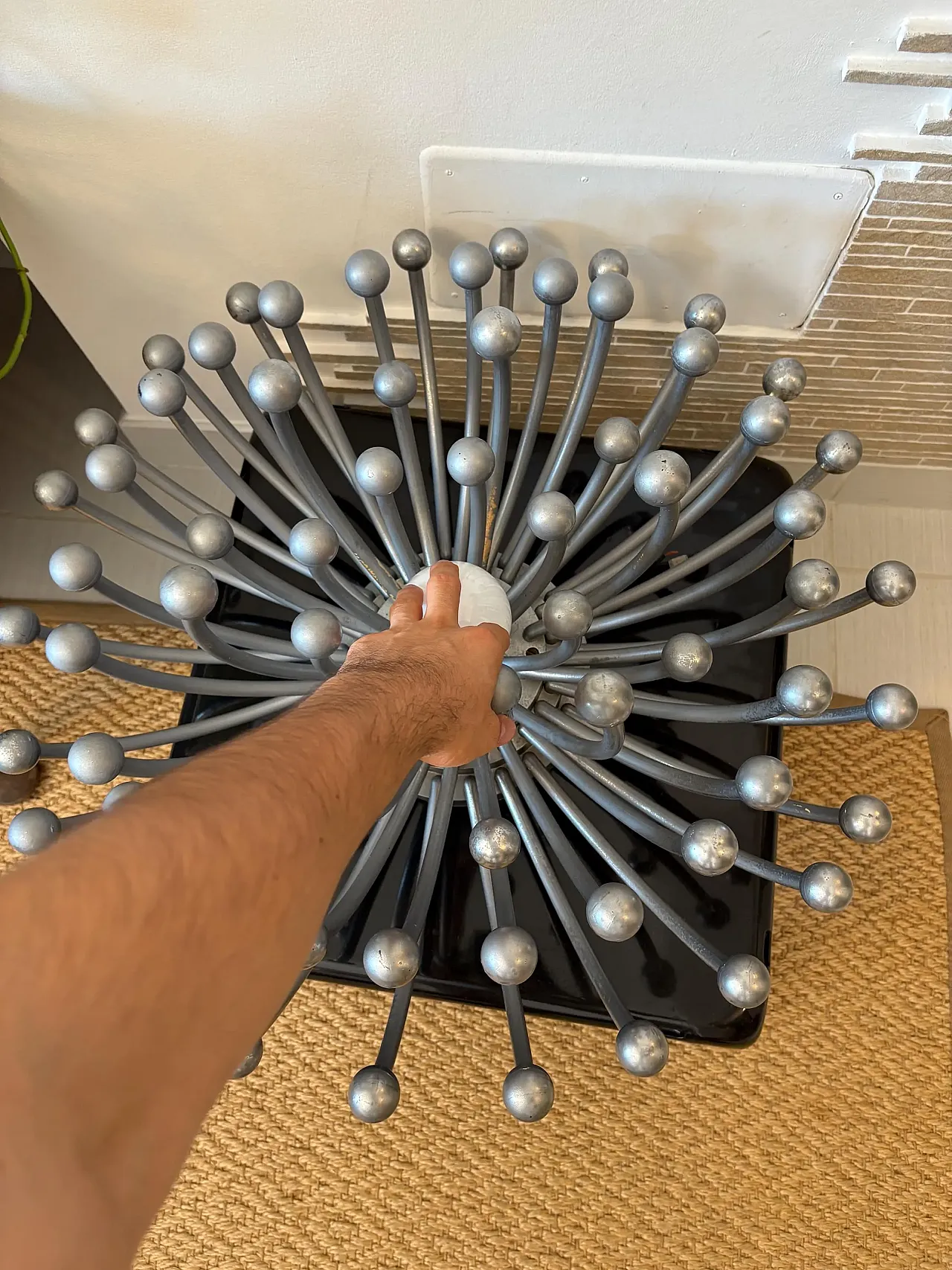 Lampadario Pistillo di Studio Tetrarch per Valenti, anni '60 3