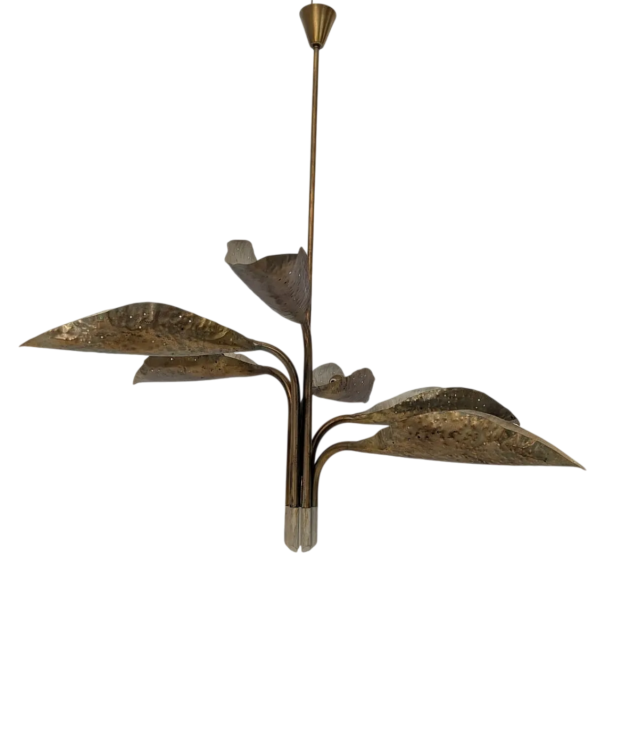 Brass Chandelier by Angelo Lelii for Arredoluce, 1951 8