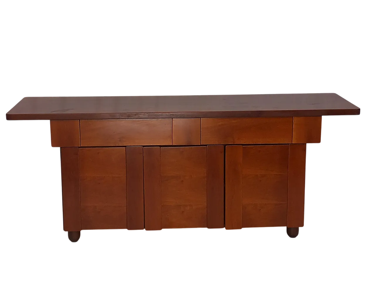 Italian Mid-Century Walnut Sideboard, 1970s 9