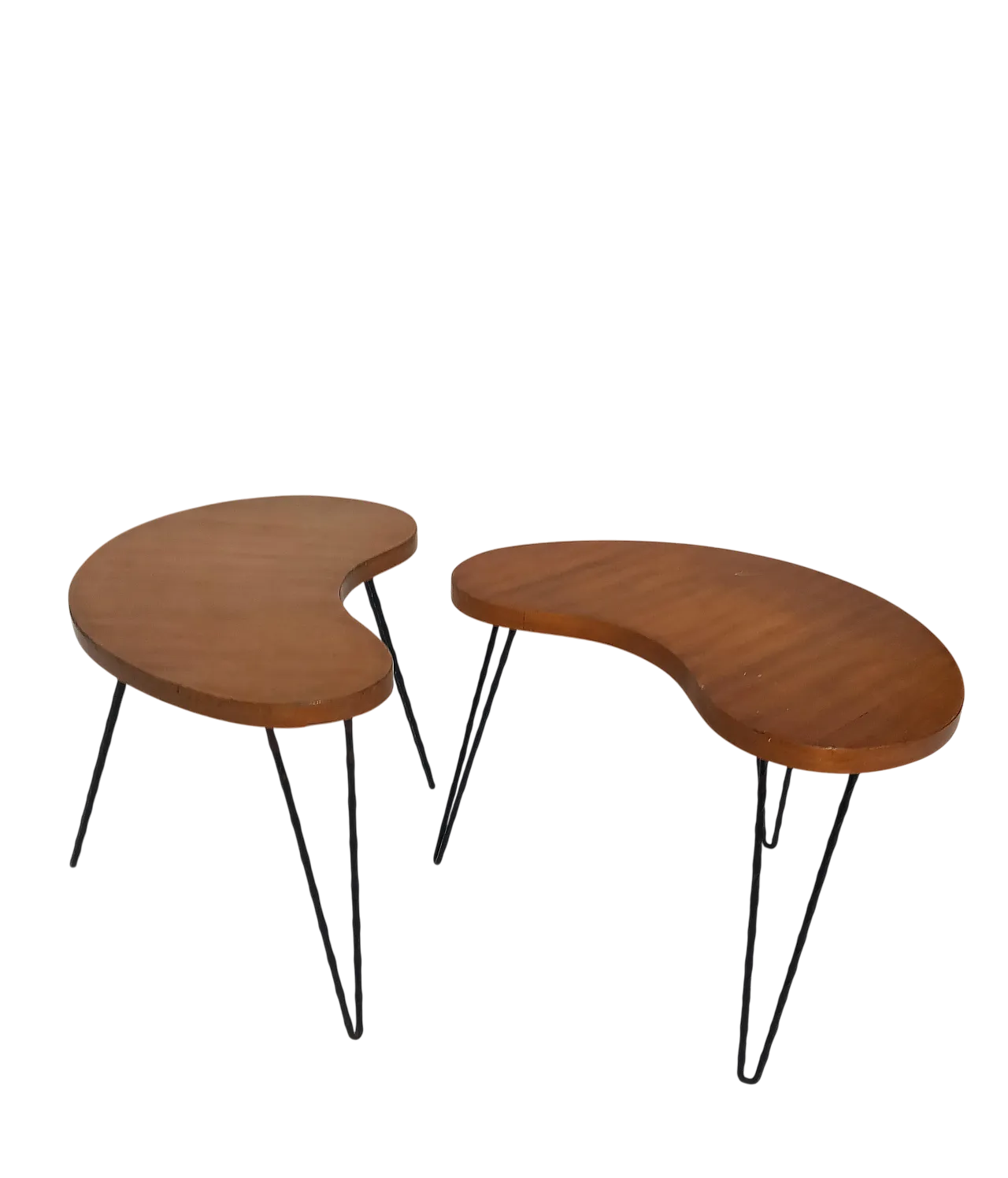 Set of 2 Italian Small Tables, 1950s 4