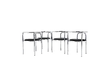 4 Sedie Locus Solus di Gae aulenti per Poltronova, anni '60