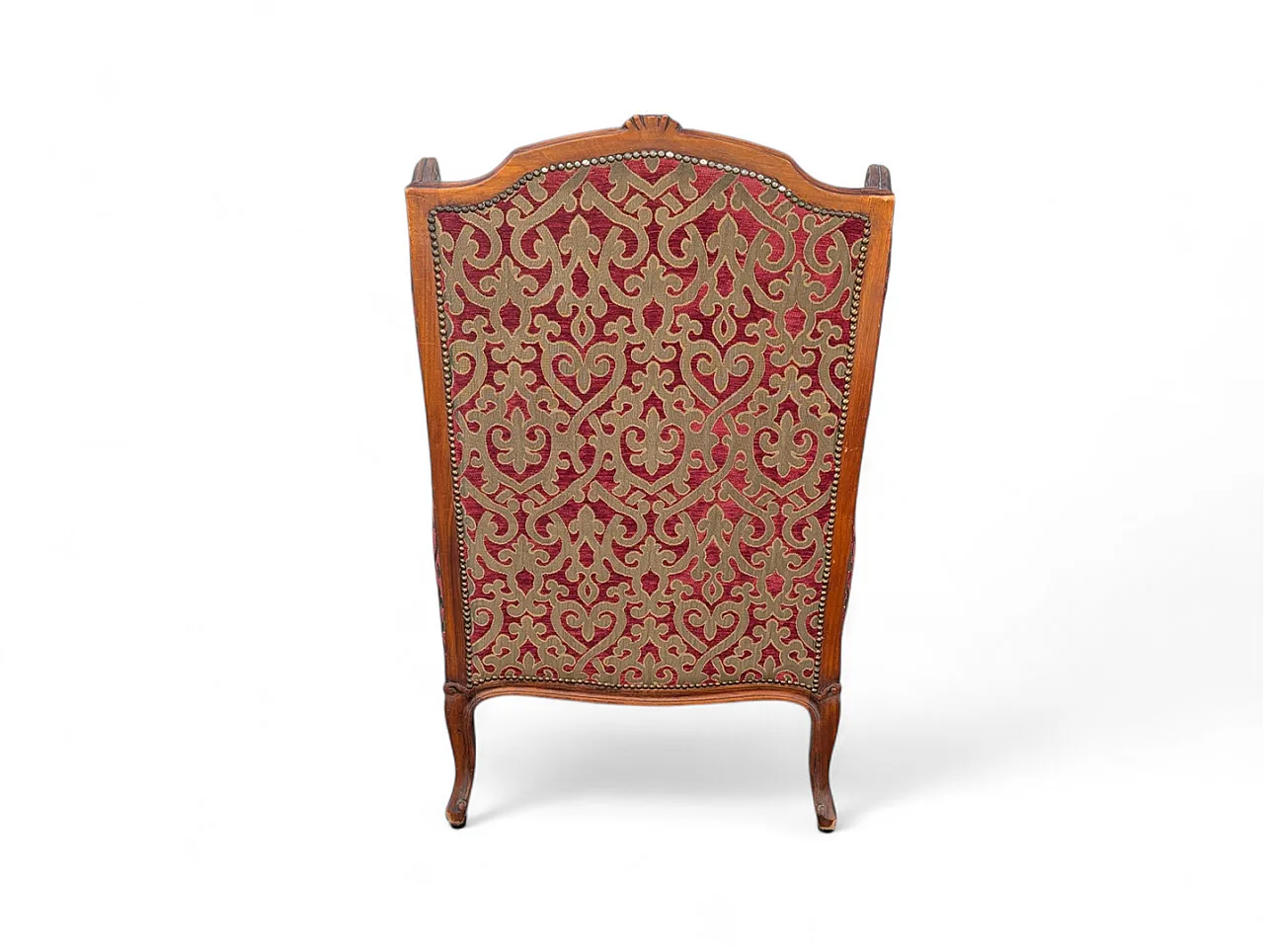Louis XV Style Damascata Bergère Polsey, anni '70 3