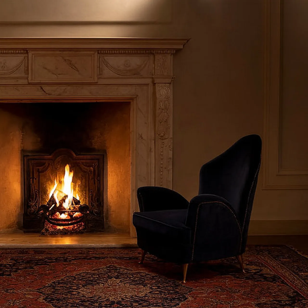 Armchair by Cesare Lacca for ISA Bergamo, 1950s 2