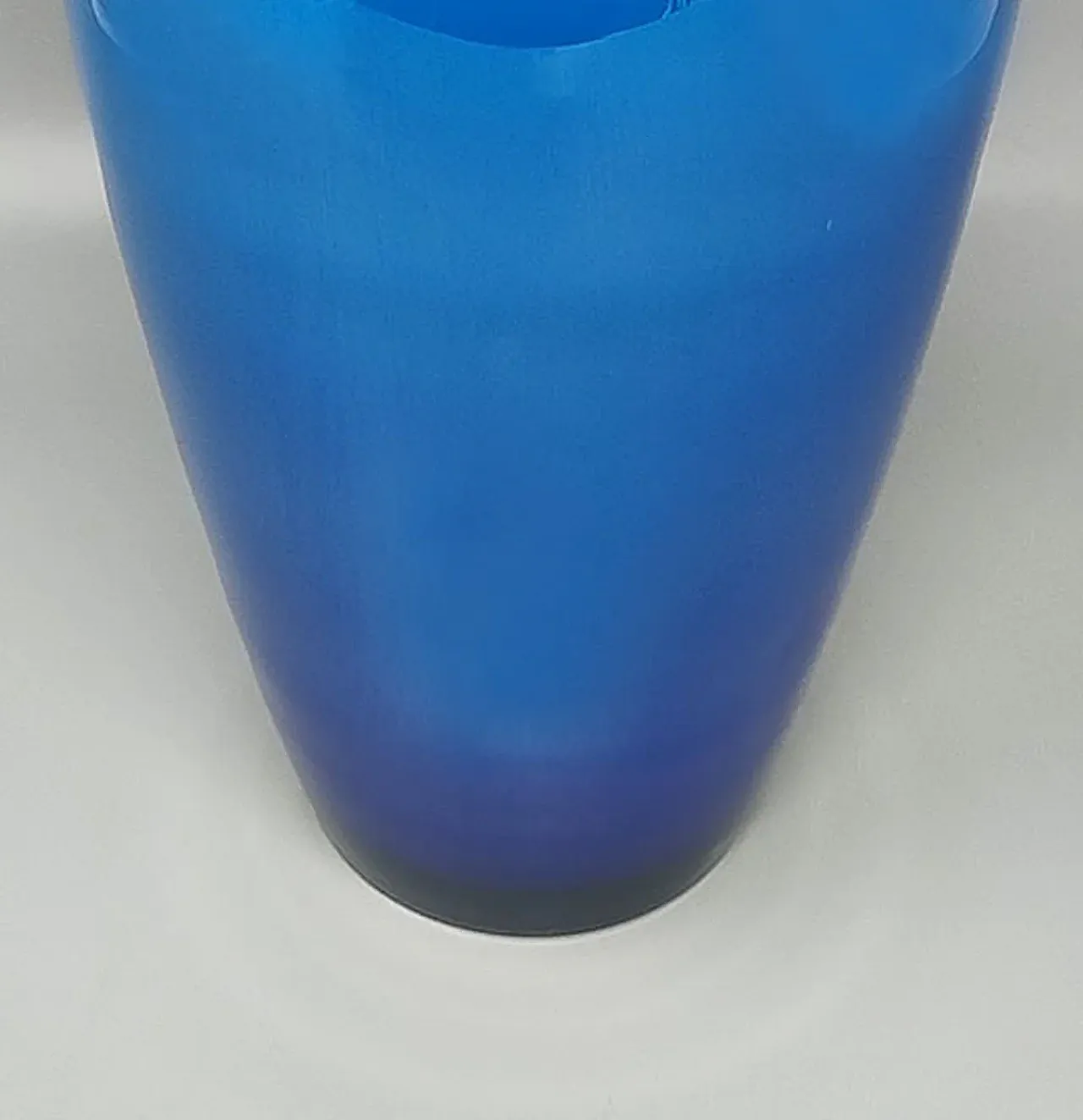 Handrafted blue vase in Murano glass by Ca Dei Vetrai, 1960s 6