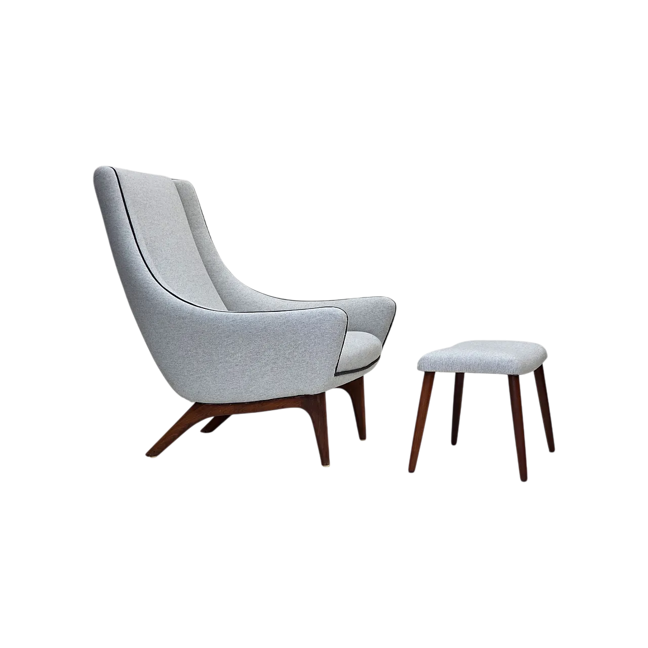 Stool model ML 140 by Illum Wikkelsø, 1960s 24