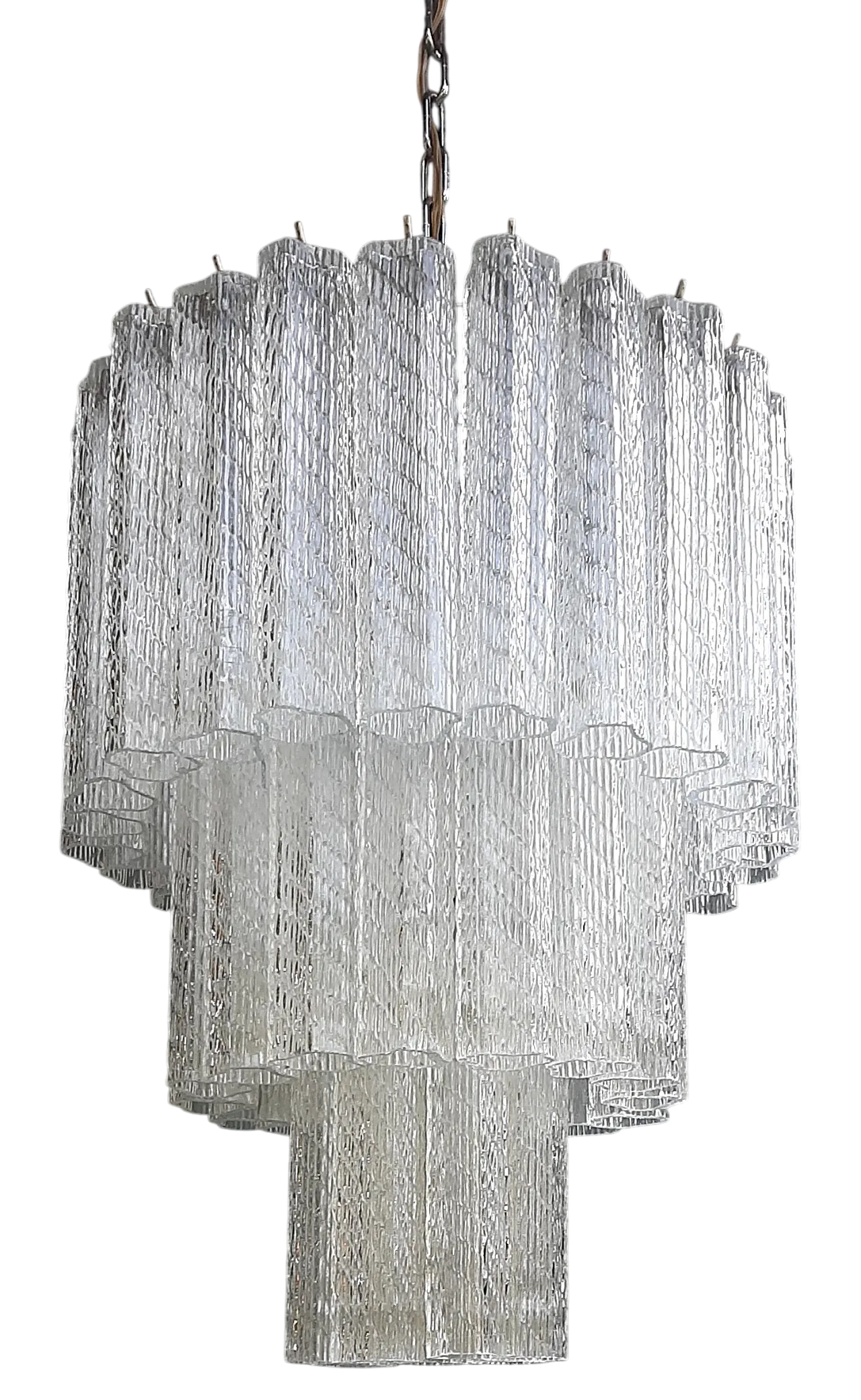 Murano chandelier in Venini style, 1960s 14
