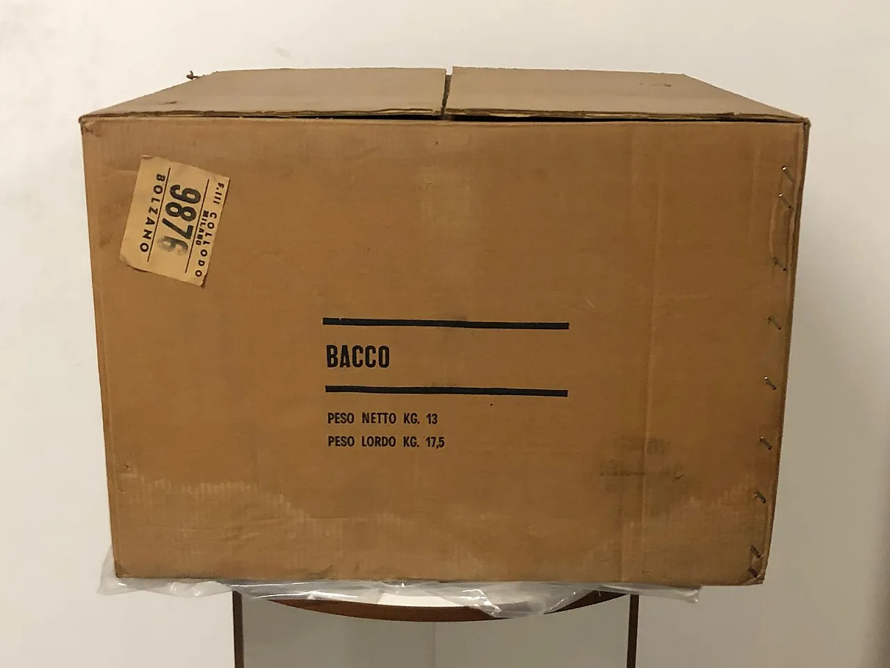 Tavolino bar Bacco con rotelle di Artemide, anni '70 4