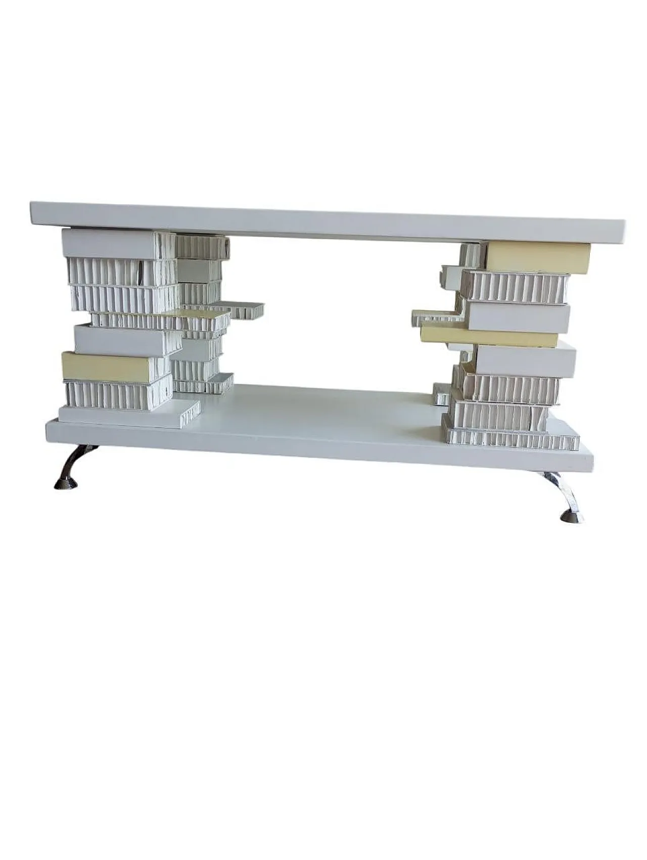 Sculptural table with artistic design, 1970s 12