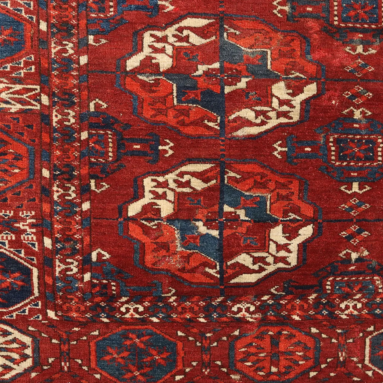 Tappeto Bukhara in lana, '900 4