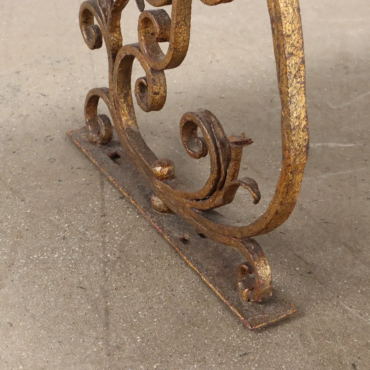 Tavolino da caffè in ferro battuto, '900 7