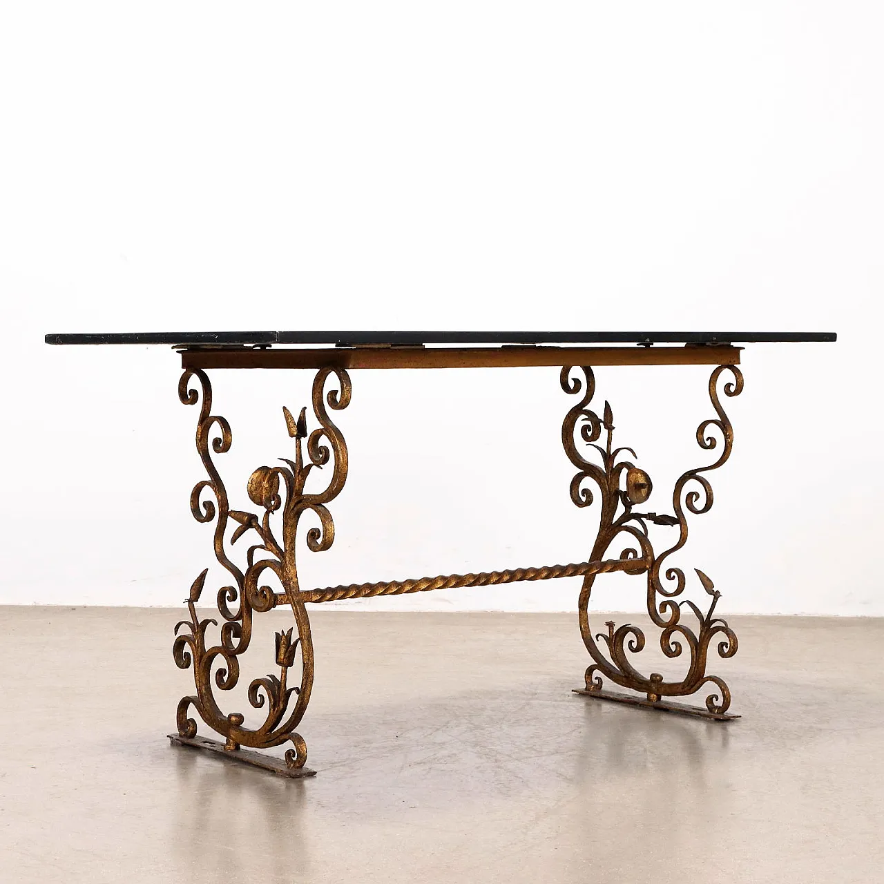 Tavolino da caffè in ferro battuto, '900 9