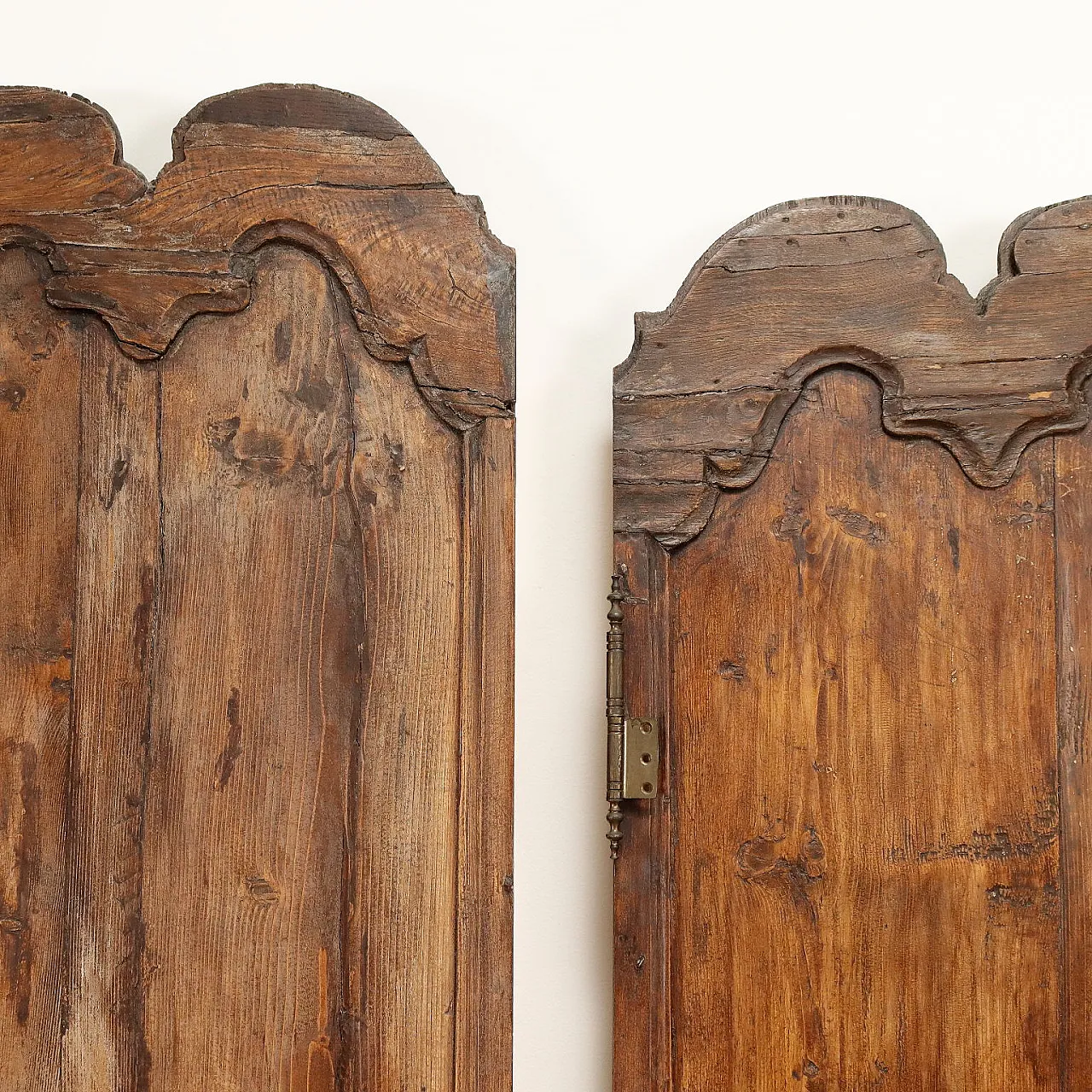 5 Baroque doors in fir, 18th century 4