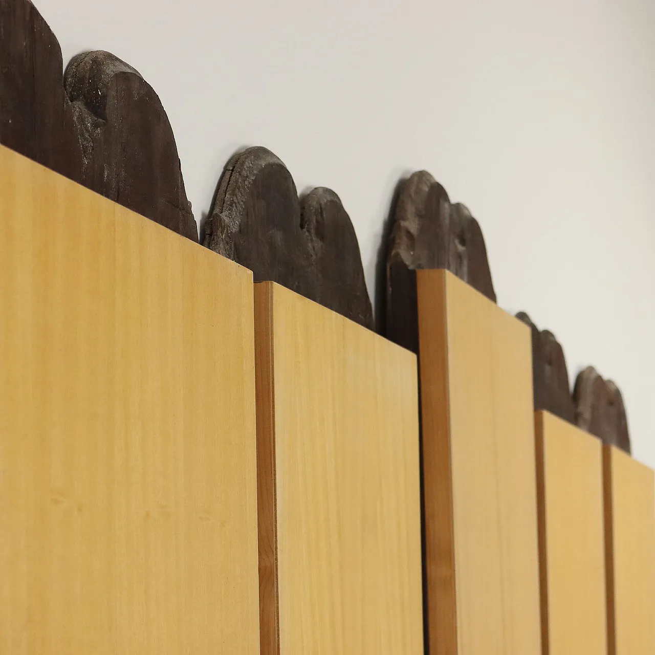 5 Baroque doors in fir, 18th century 9