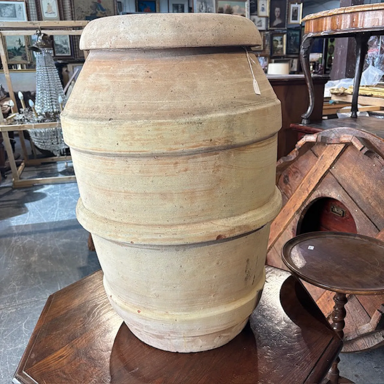 Vaso Orcio toscano terracotta Siena Petroio, '900 1