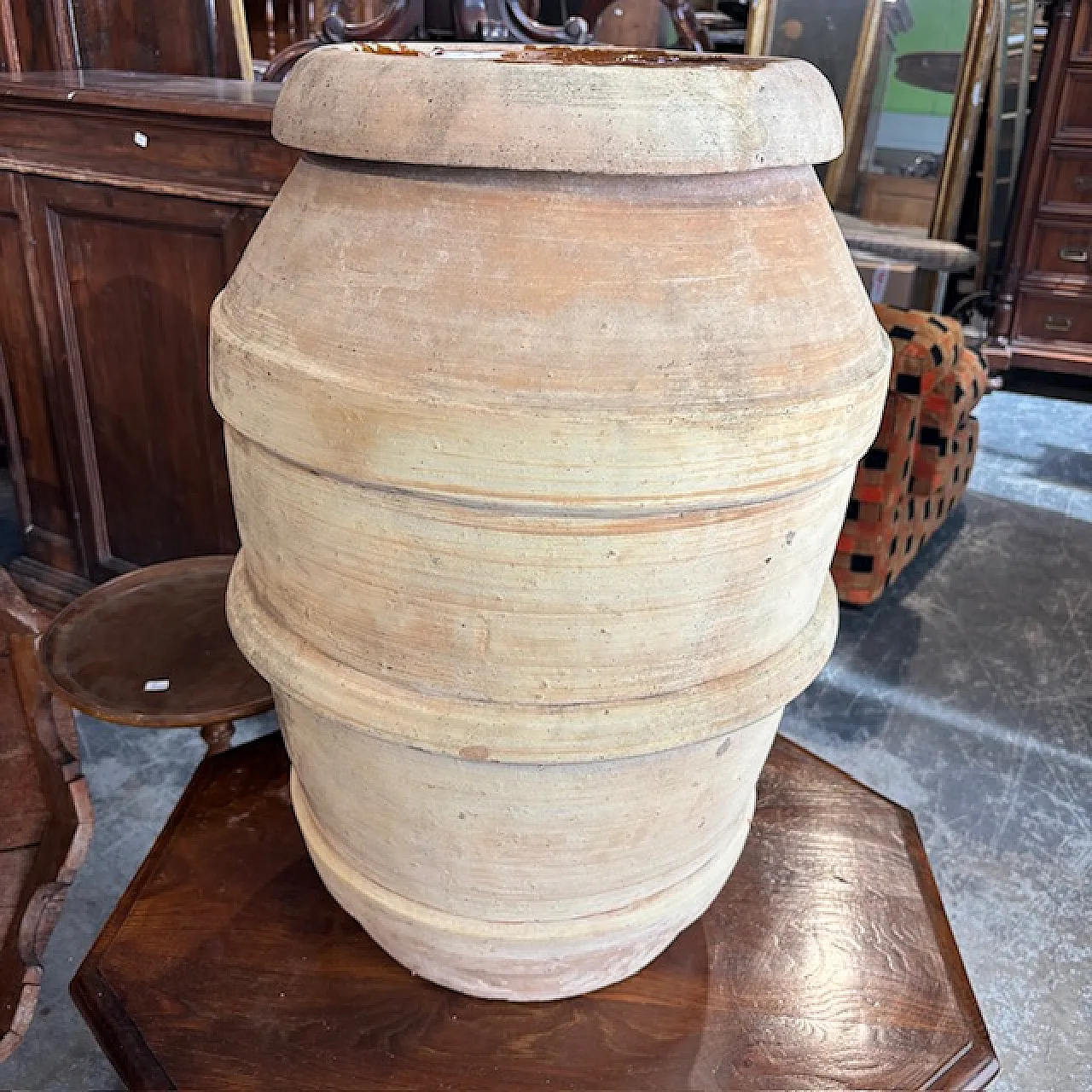 Vaso Orcio toscano terracotta Siena Petroio, '900 3