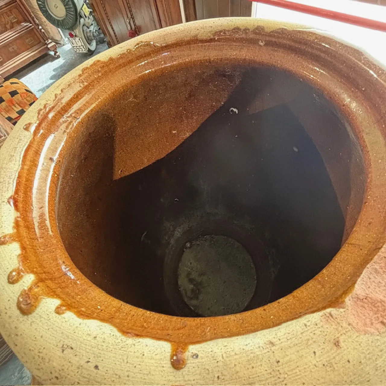 Vaso Orcio toscano terracotta Siena Petroio, '900 5