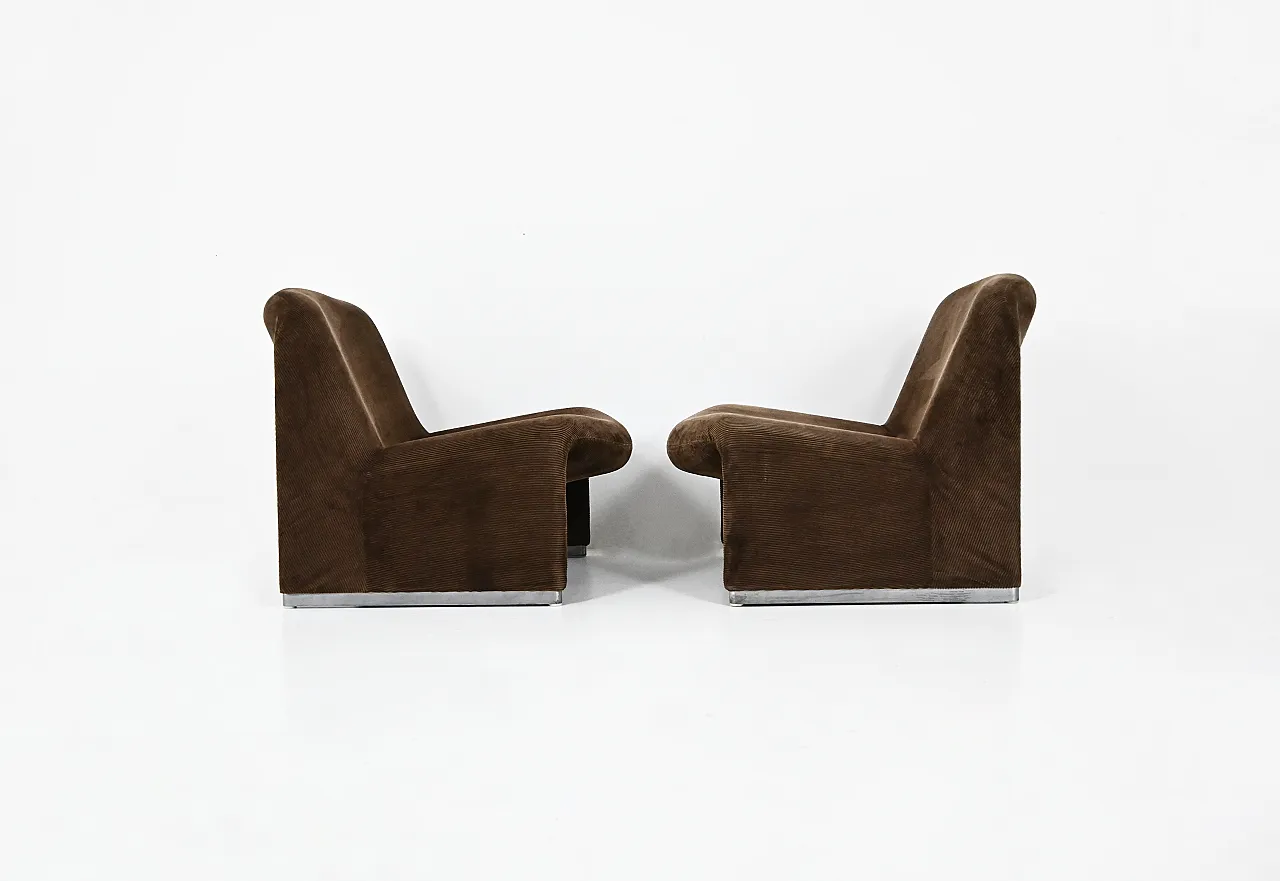 Coppia di sedie di alky di G. piretti per Anonima Castelli, 70s 4