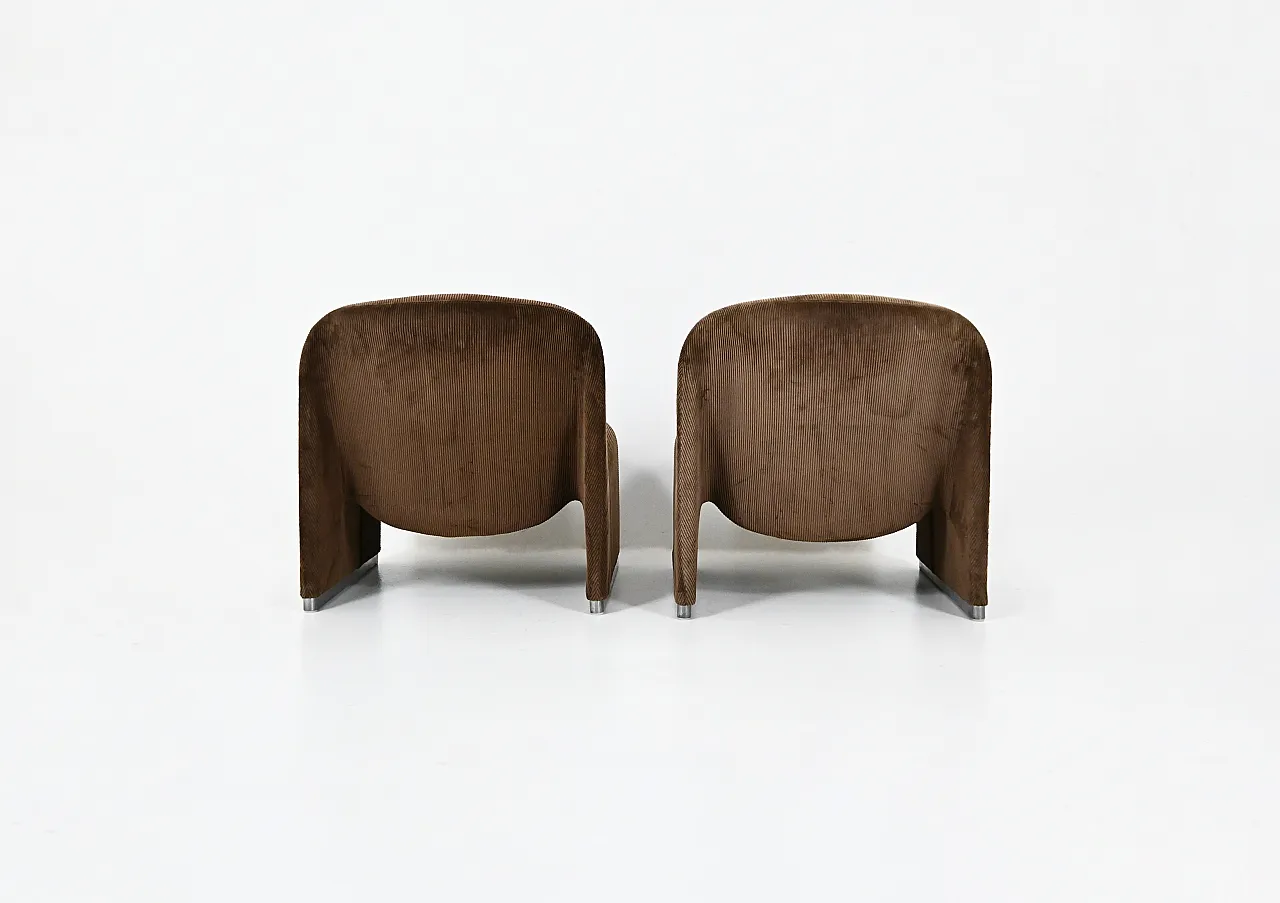 Coppia di sedie di alky di G. piretti per Anonima Castelli, 70s 5