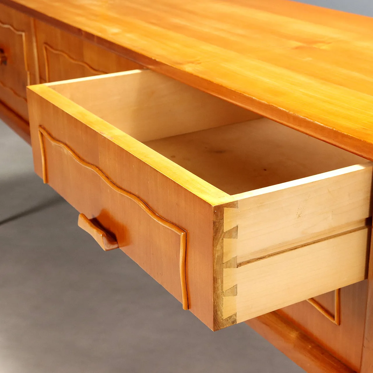 Chest of drawers in cherrywood weneer with 6 drawers, 1950s 5