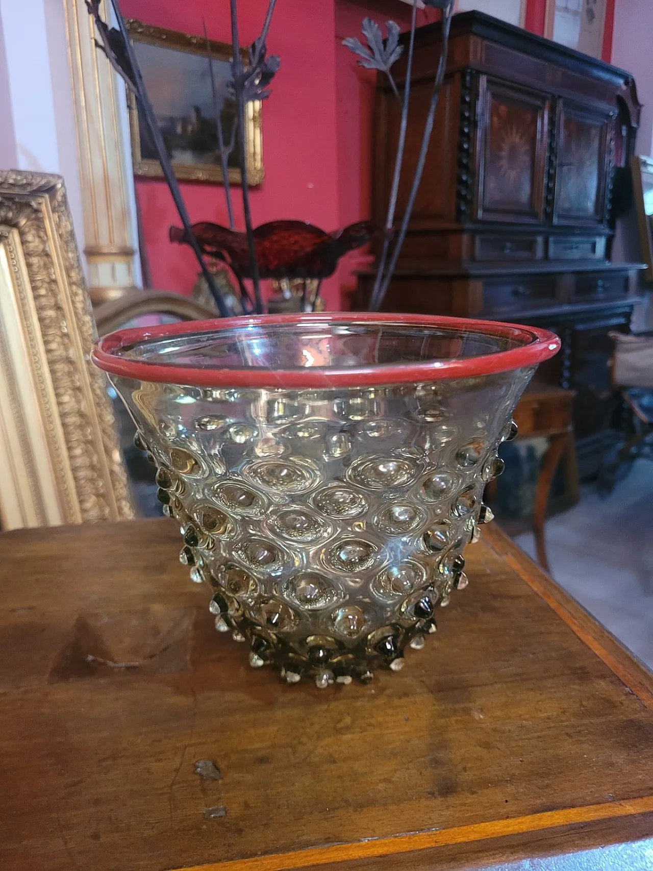 Vaso Bubbles di Venini, fine '900 1