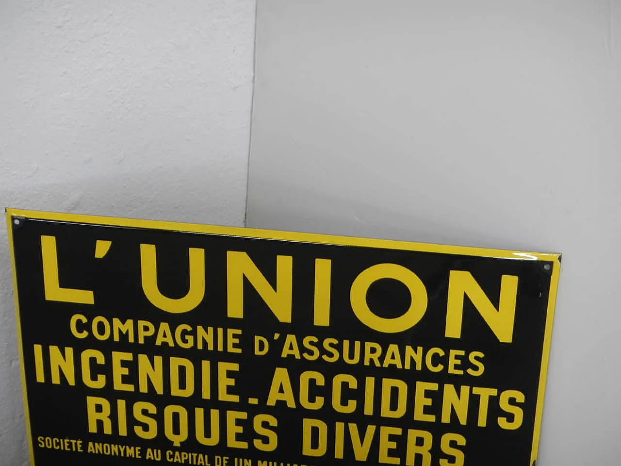 Targa Union Compagnie Assicurance, Francia ,1930 5