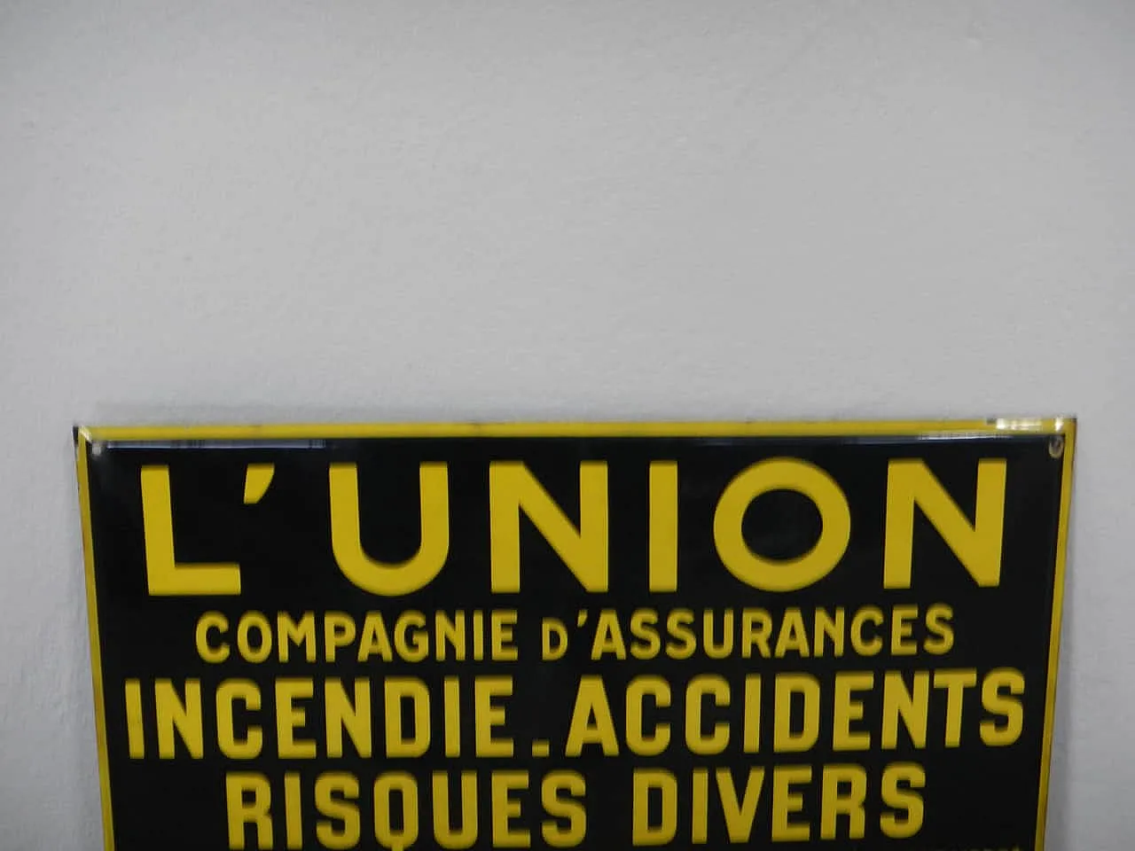 Targa Union Compagnie Assicurance, Francia ,1930 10