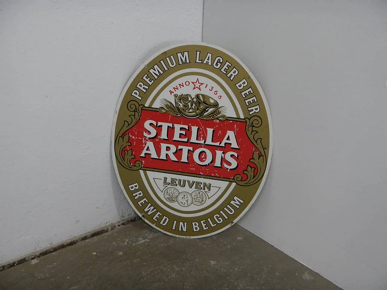 Targa Bifacciale francese Stella Artois, 1970 1