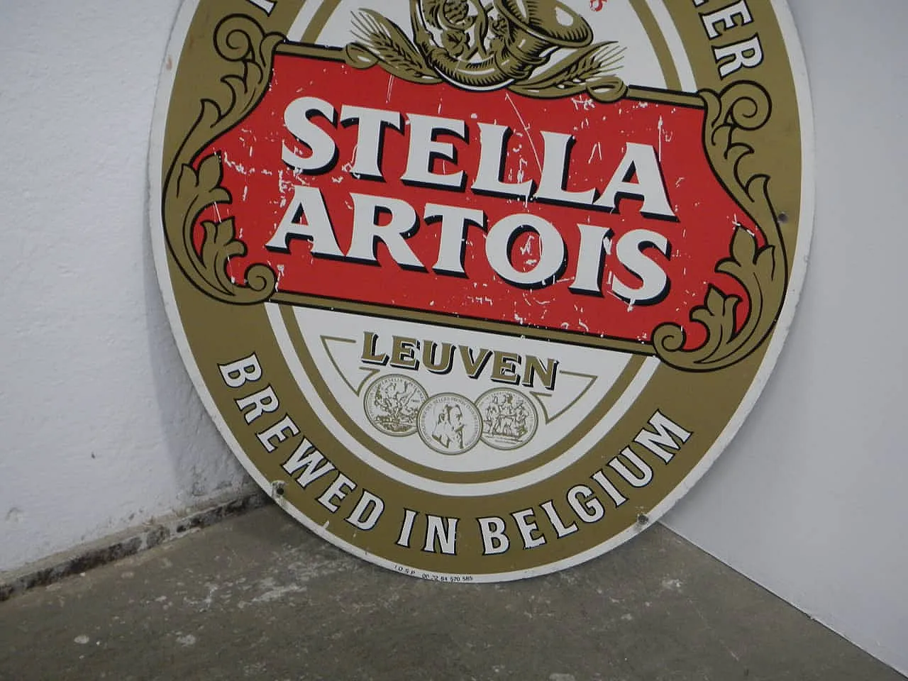 Targa Bifacciale francese Stella Artois, 1970 2